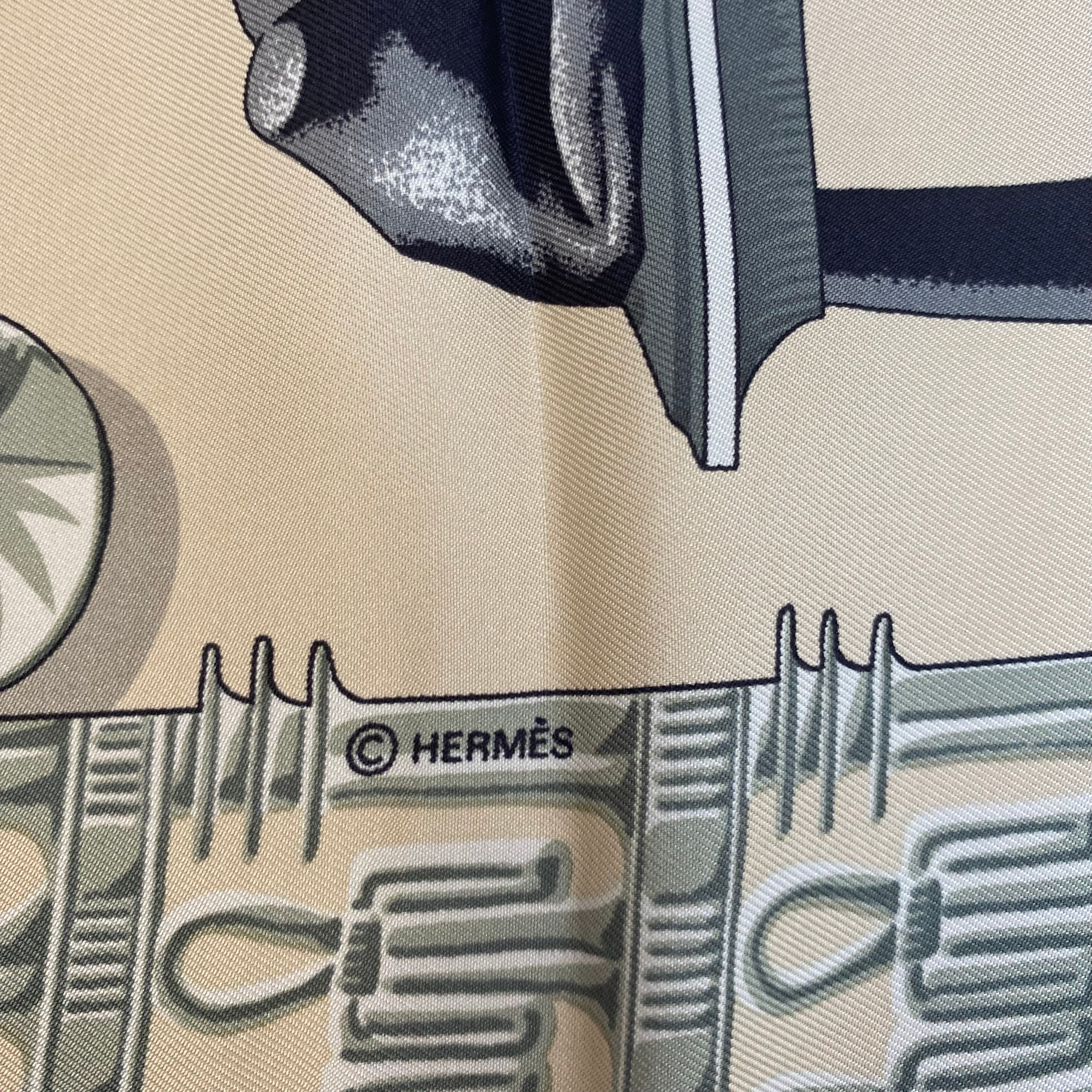 Hermès Tatankhamun Silk Scarf