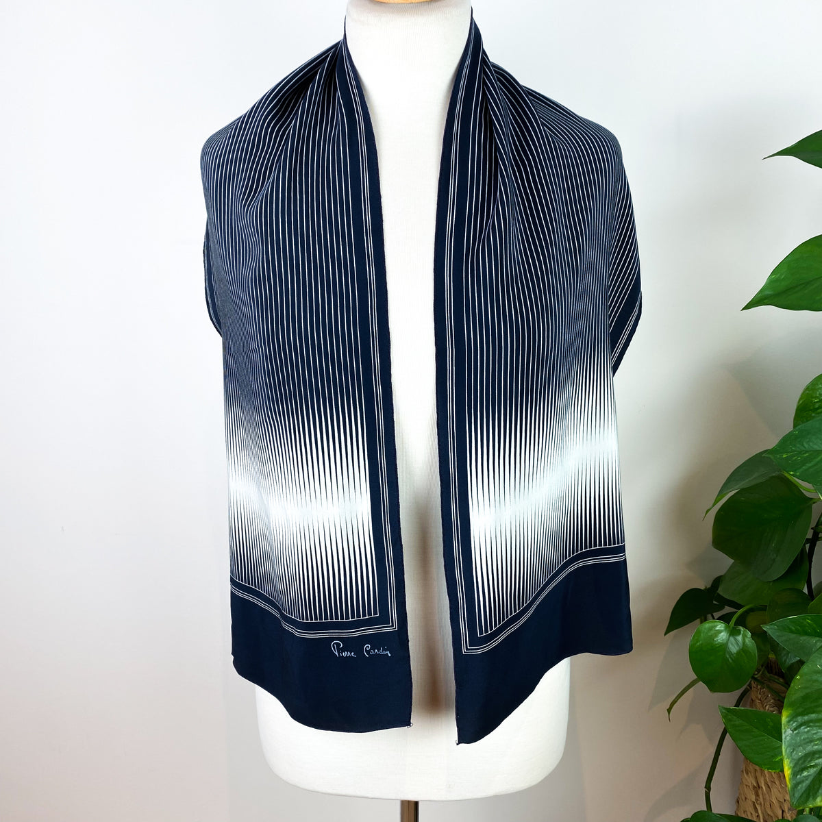 1970s Pierre Cardin Vintage Silk Scarf