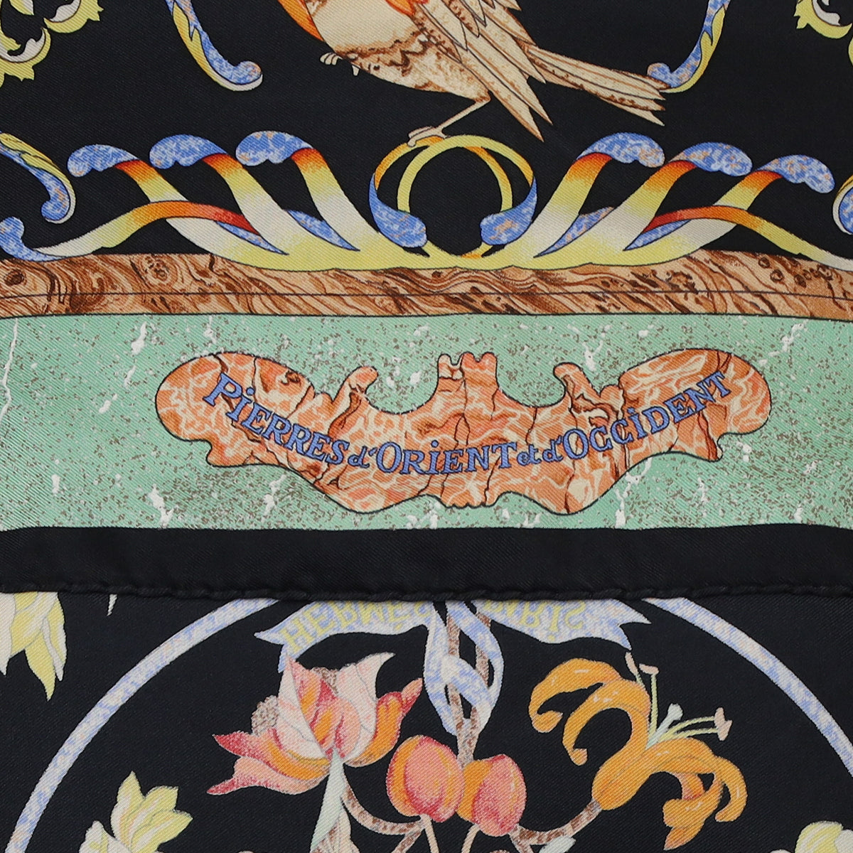 Hermès Pierres d’Orient et d’Occident Silk Scarf