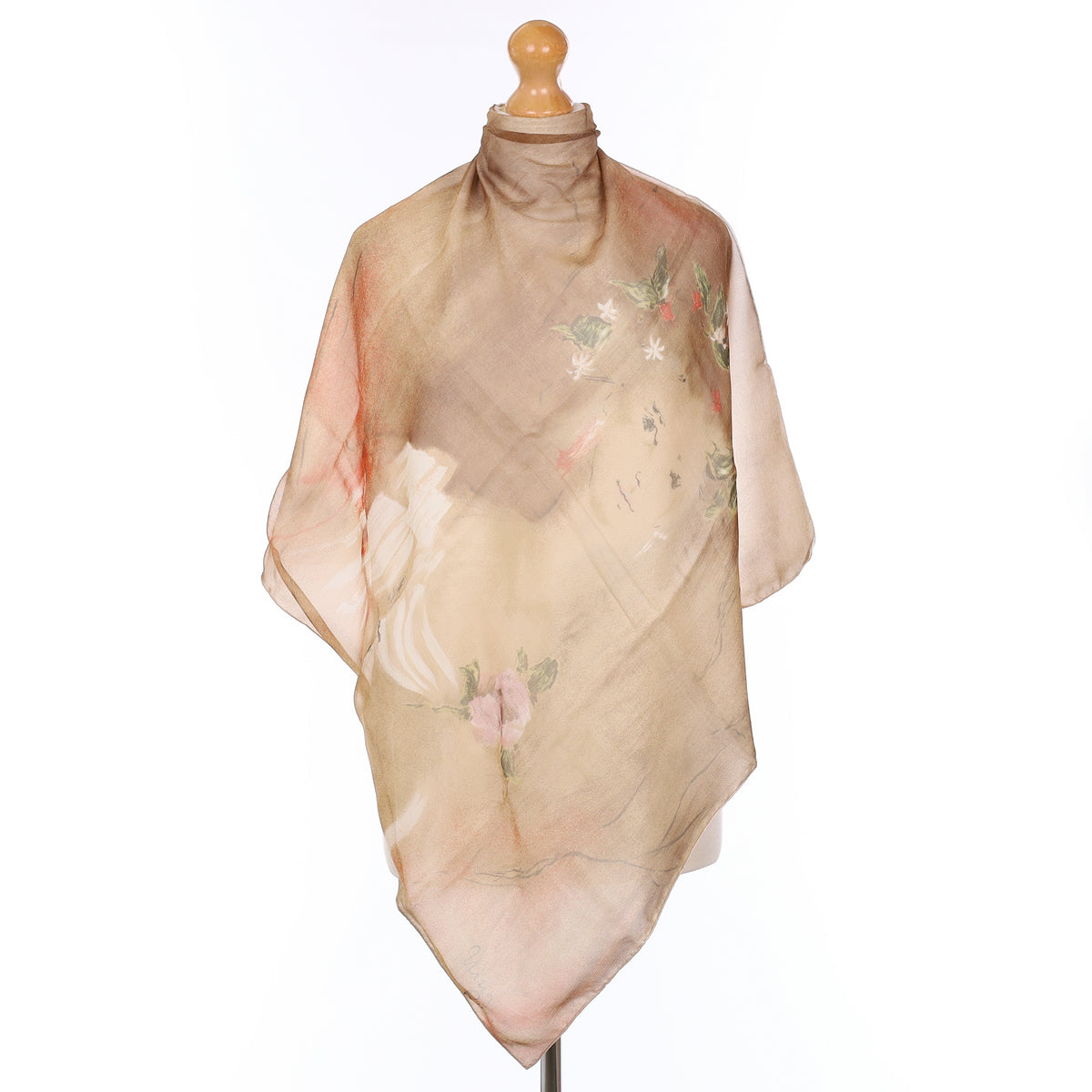 Brand New Boxed Nina Ricci Artistic Woman Vintage Silk Scarf
