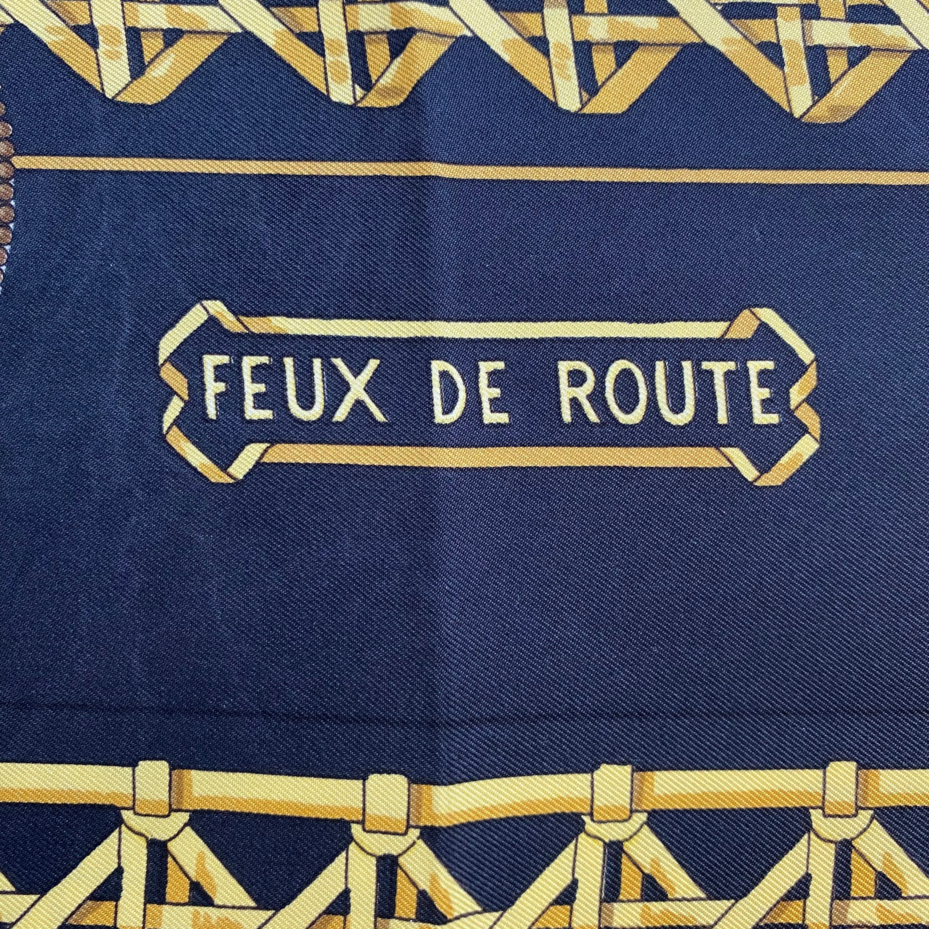 Hermès Feux De Route Silk Scarf