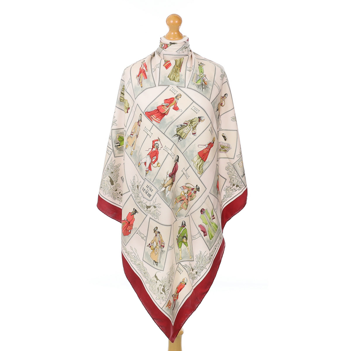 Rare Hermès La Tenue de Vénerie Silk Scarf