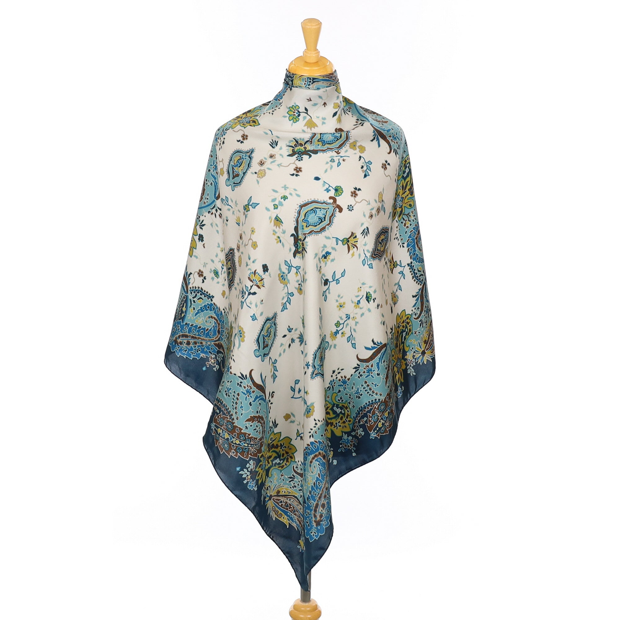 Large Paisley Silk Scarf