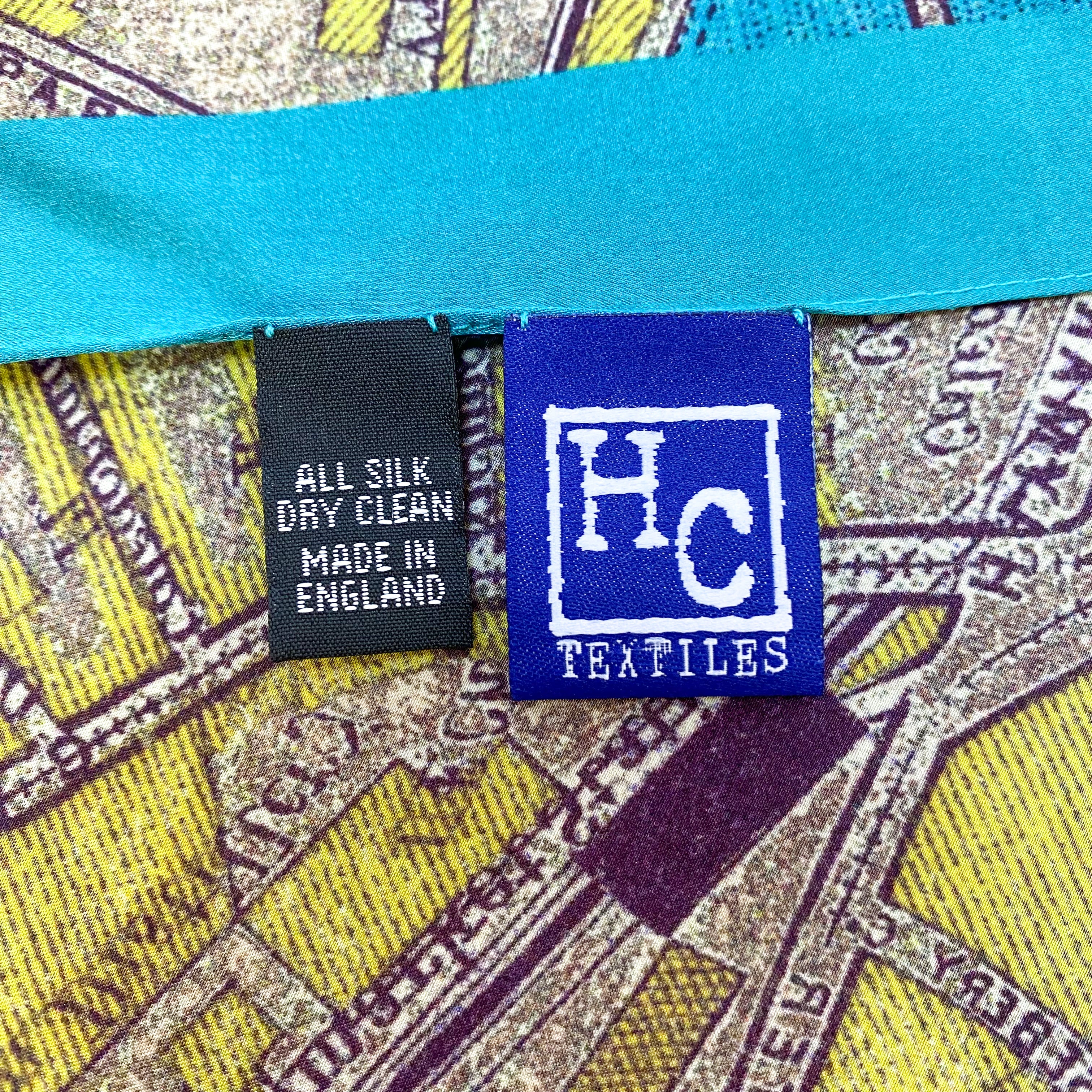 Helen Chatterton Edinburgh Map Silk Scarf