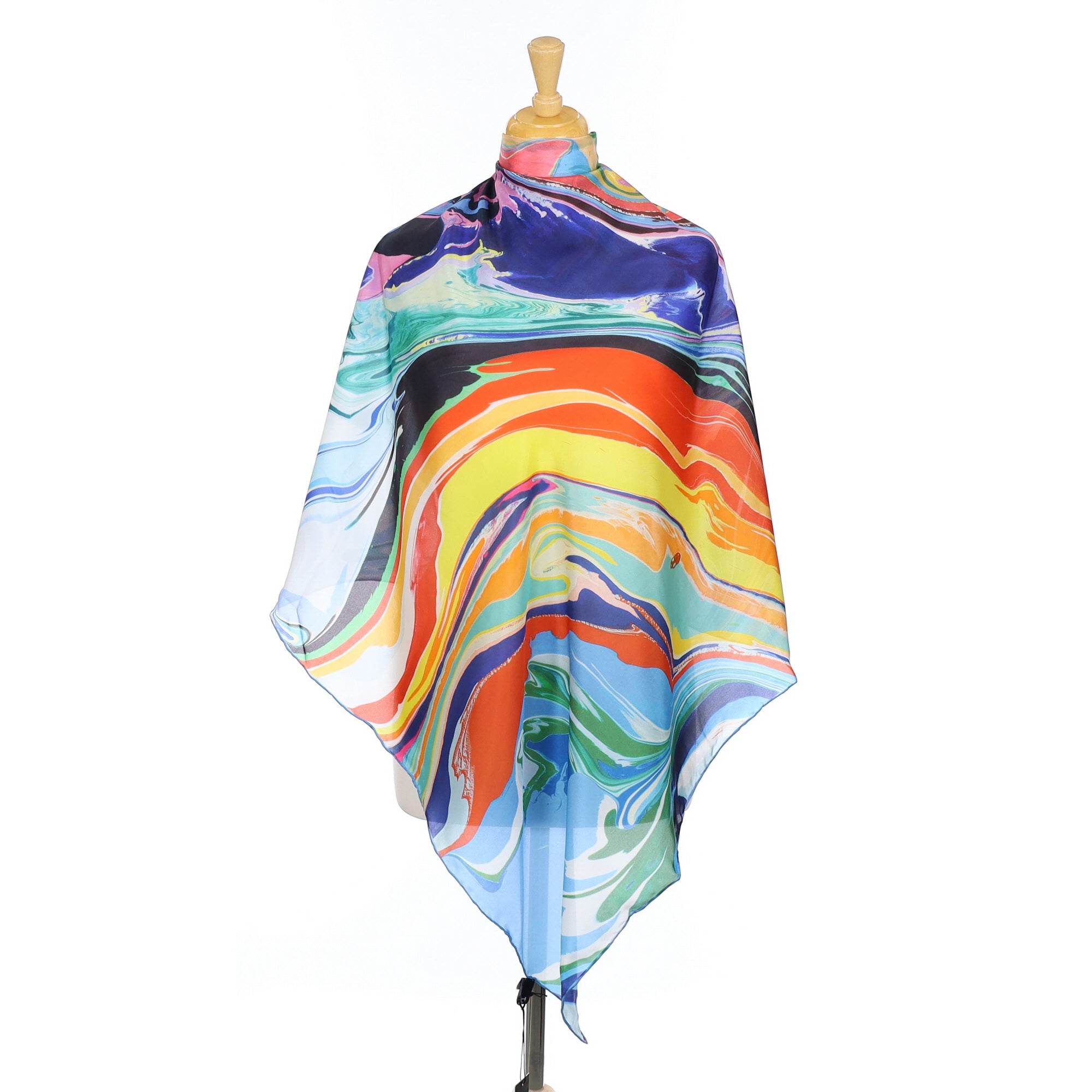 Brand New Boxed Tate Silk Scarf
