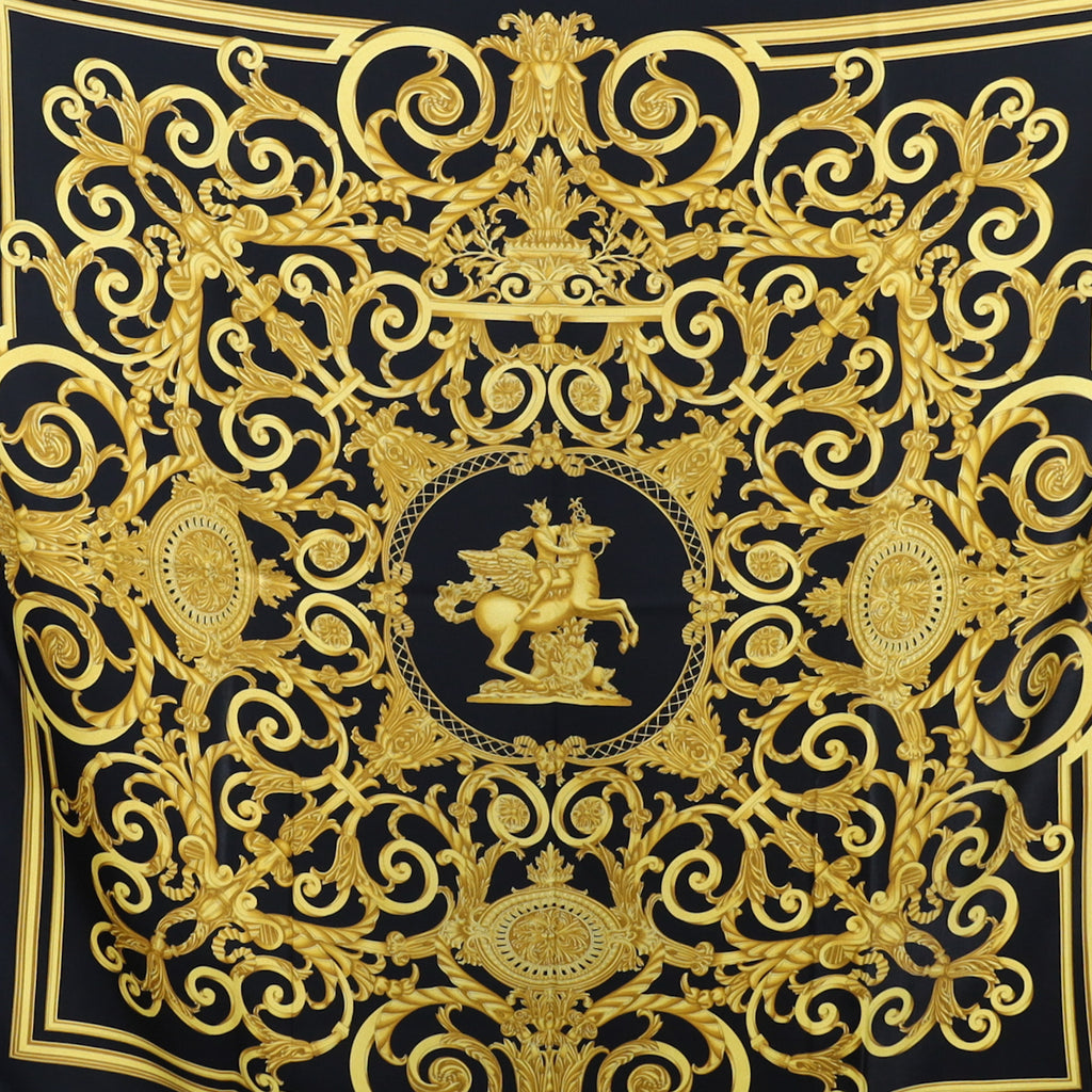 Hermès Les Tuileries Designer Silk Scarf