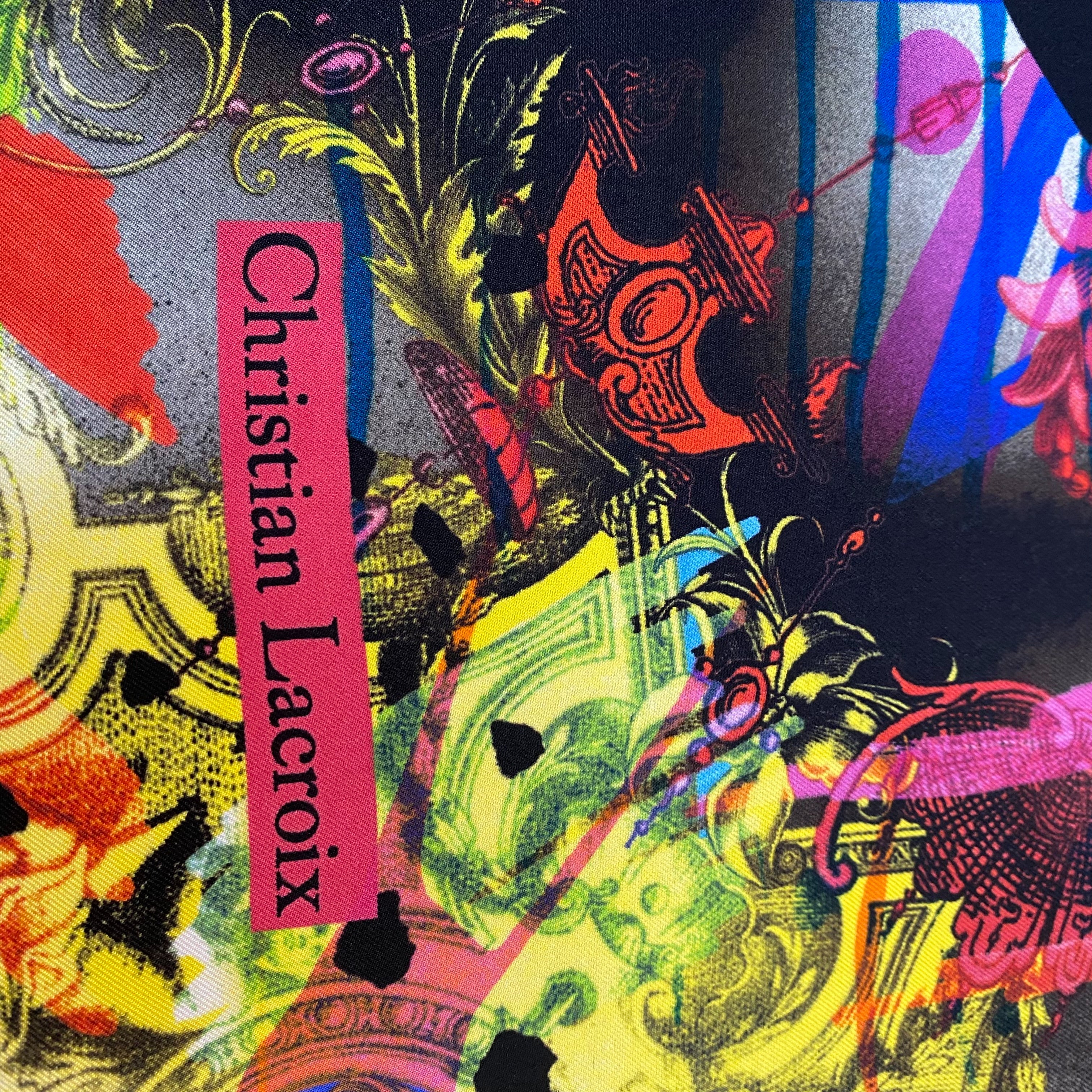 Christian Lacroix Designer Silk Scarf
