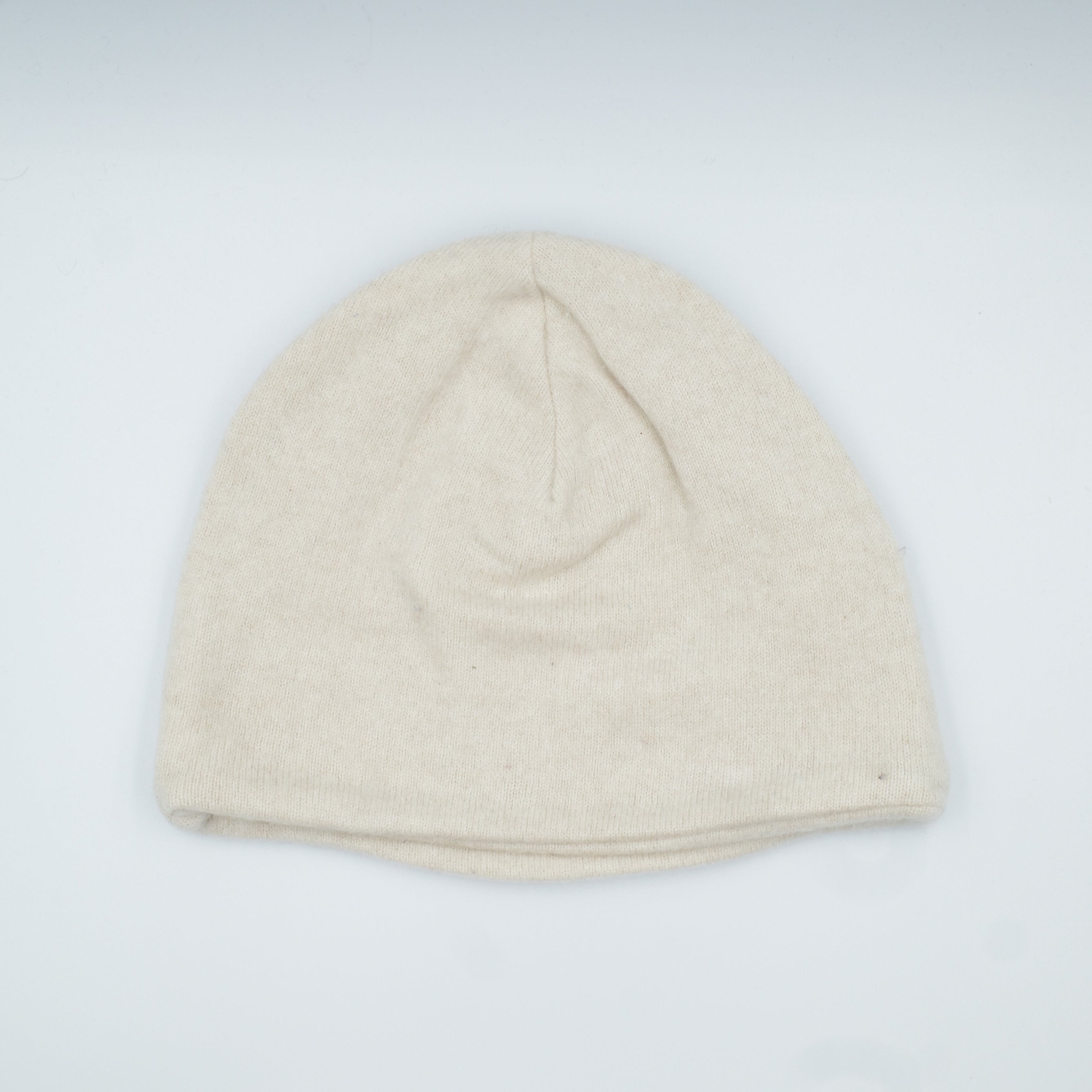 Honey Beige Cashmere Beanie Hat