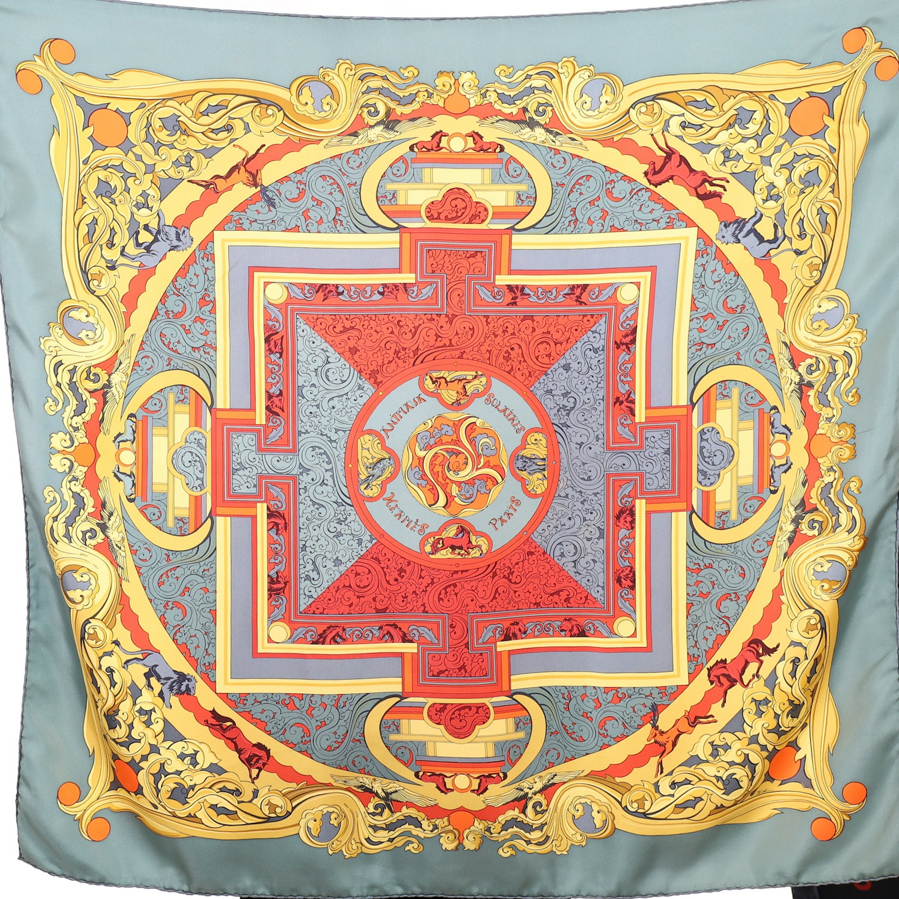 Hermès Animaux Solaires Silk Scarf