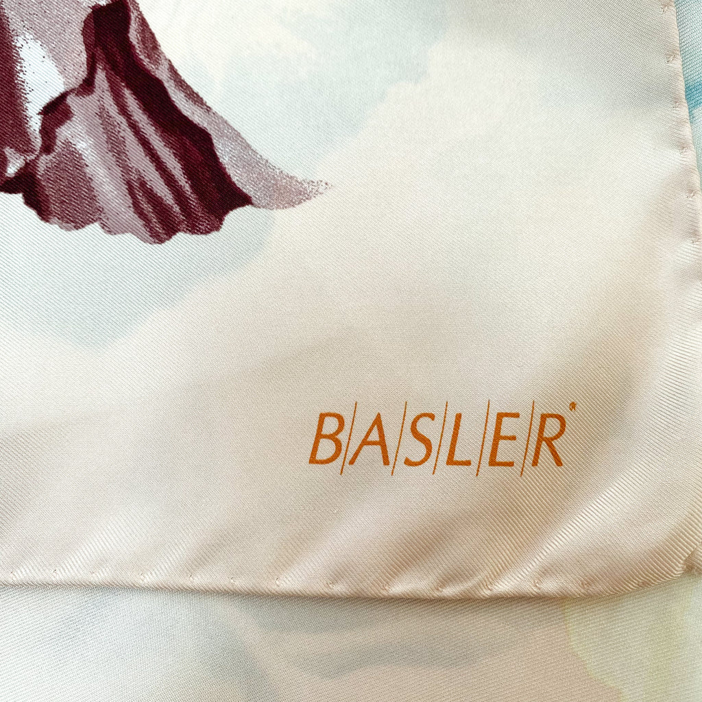 Pretty Basler Floral Silk Scarf