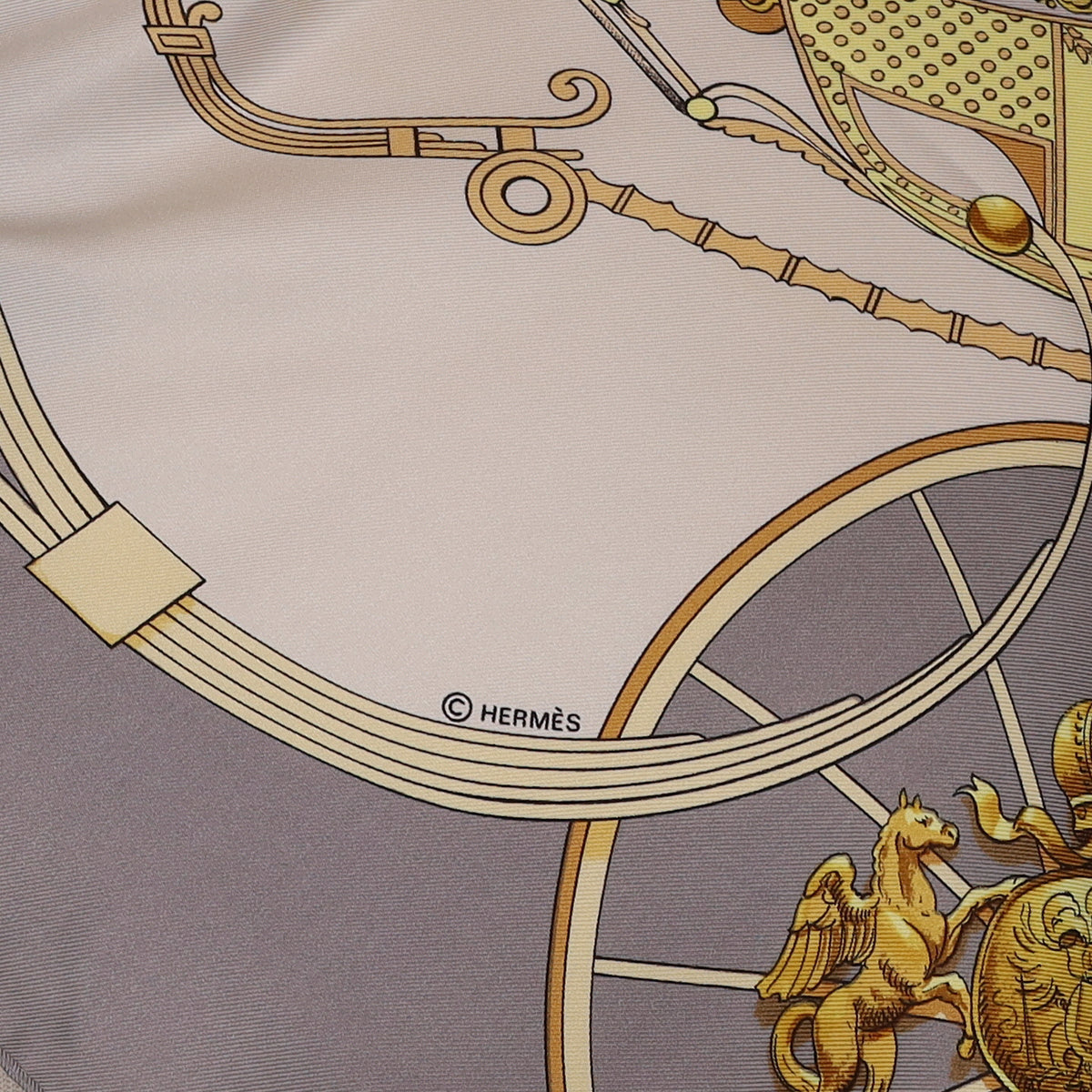 Hermès Springs Silk Scarf