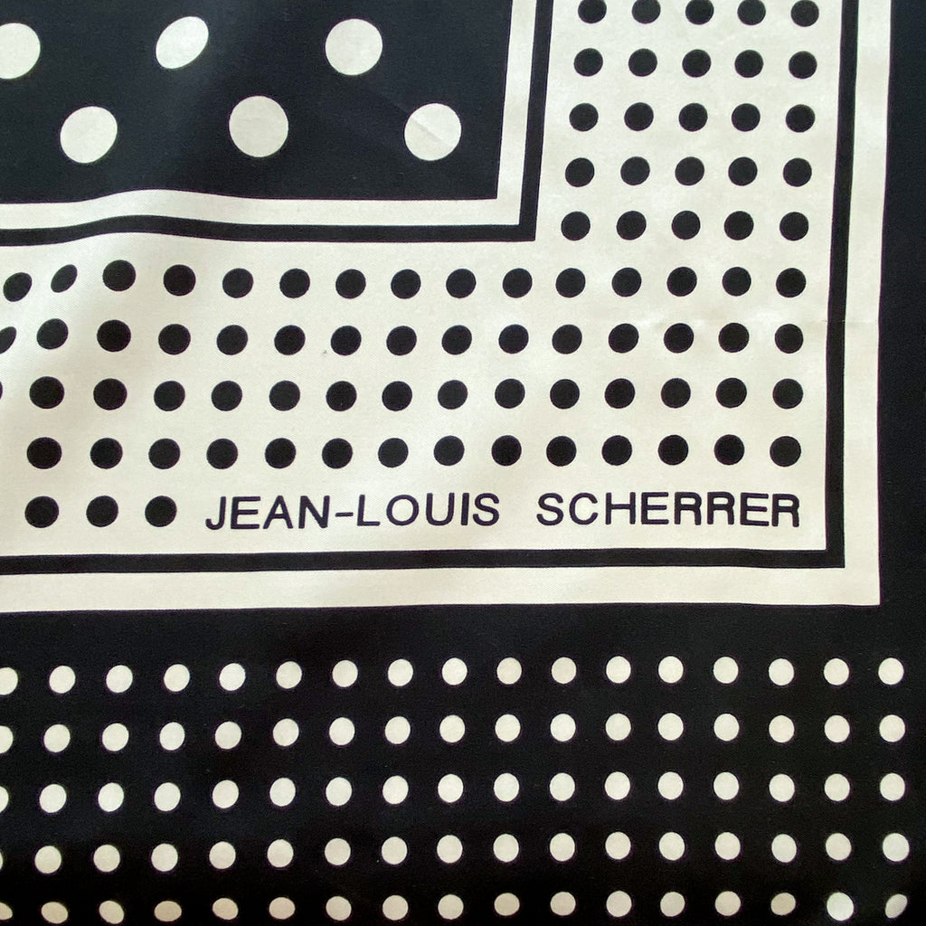 Jean-Louis Scherrer Monochrome Silk Scarf
