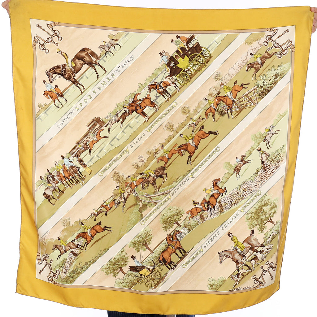 Hermès Sportsmen Silk Scarf