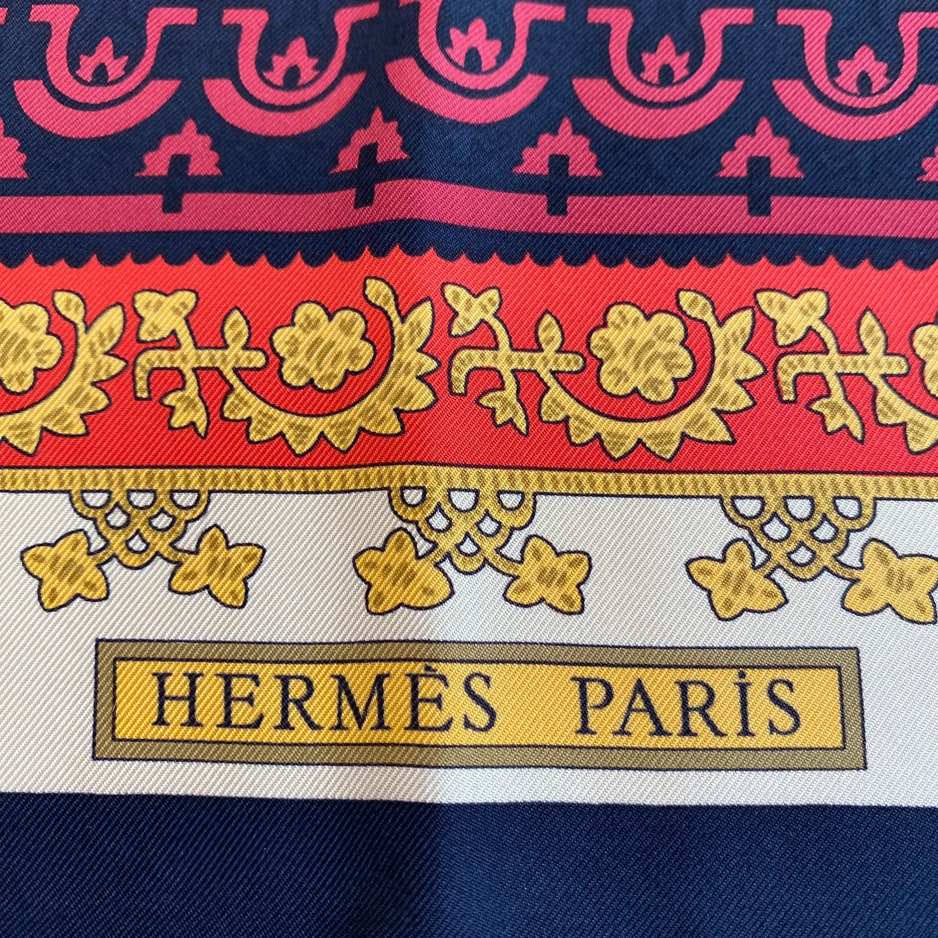 Hermès Brins D’Or Silk Scarf Quite Rare