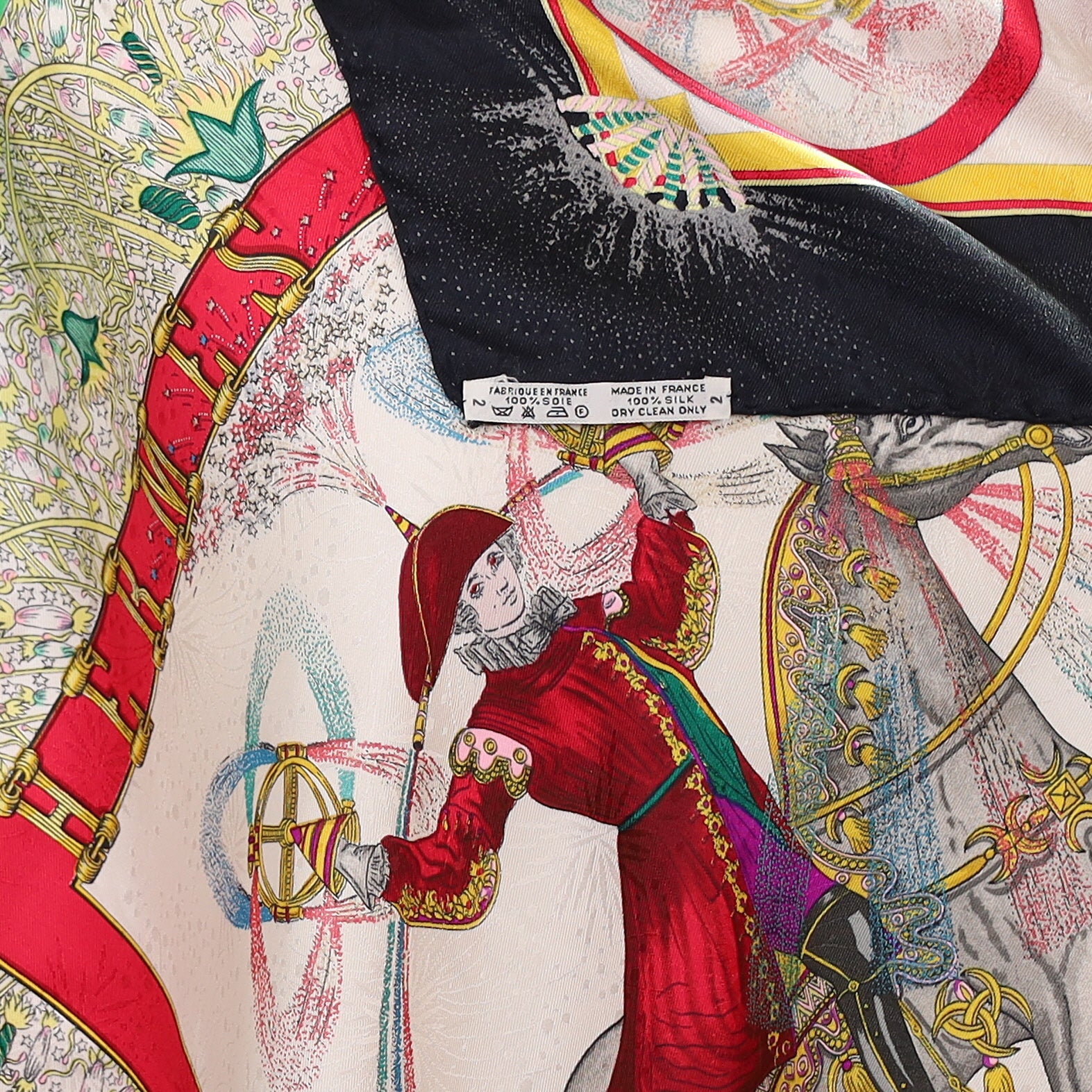 Pristine Hermès Feux D’Artifice Silk Scarf