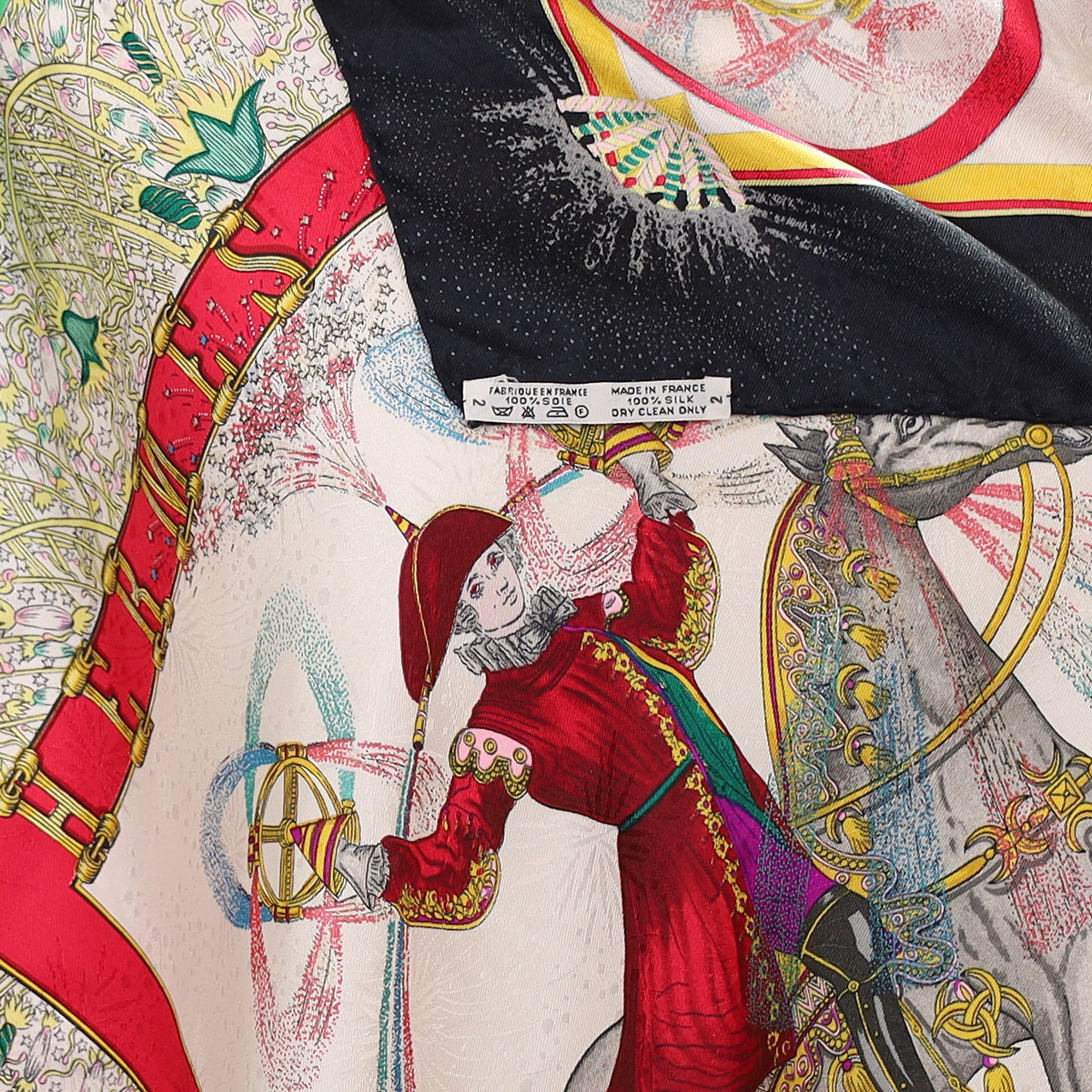 Pristine Hermès Feux D’Artifice Silk Scarf