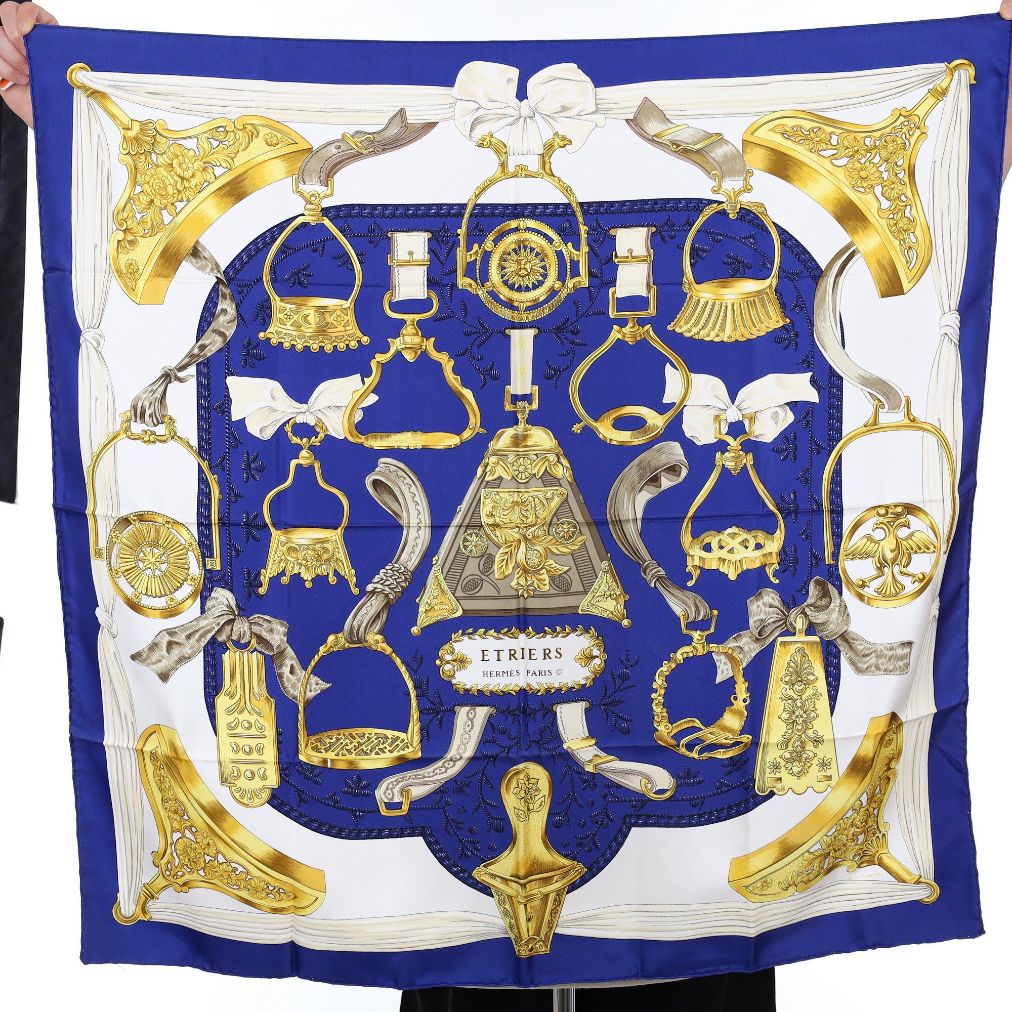 Hermès Etriers Silk Scarf