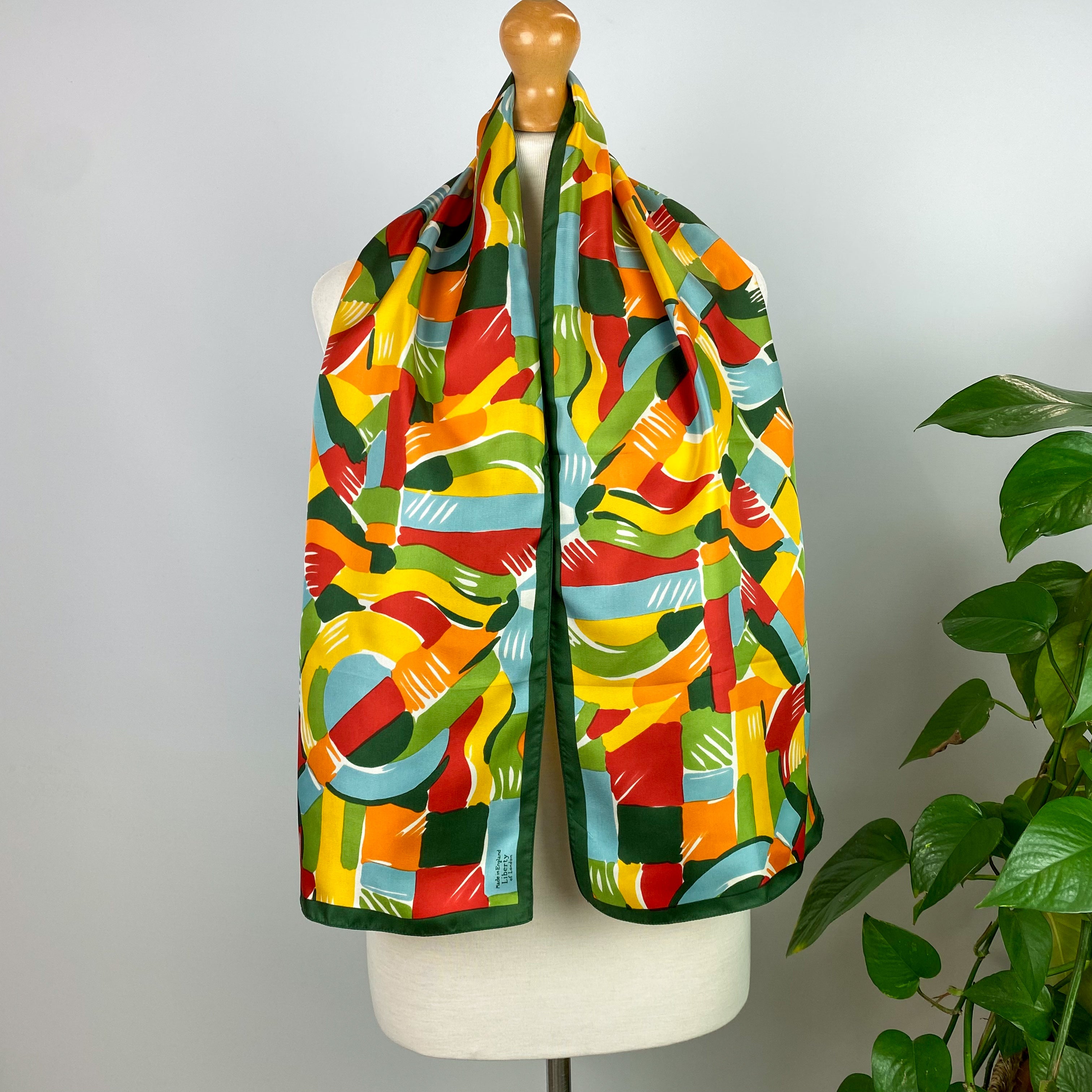 1970’s Immaculate Liberty Multicoloured Long Silk Scarf