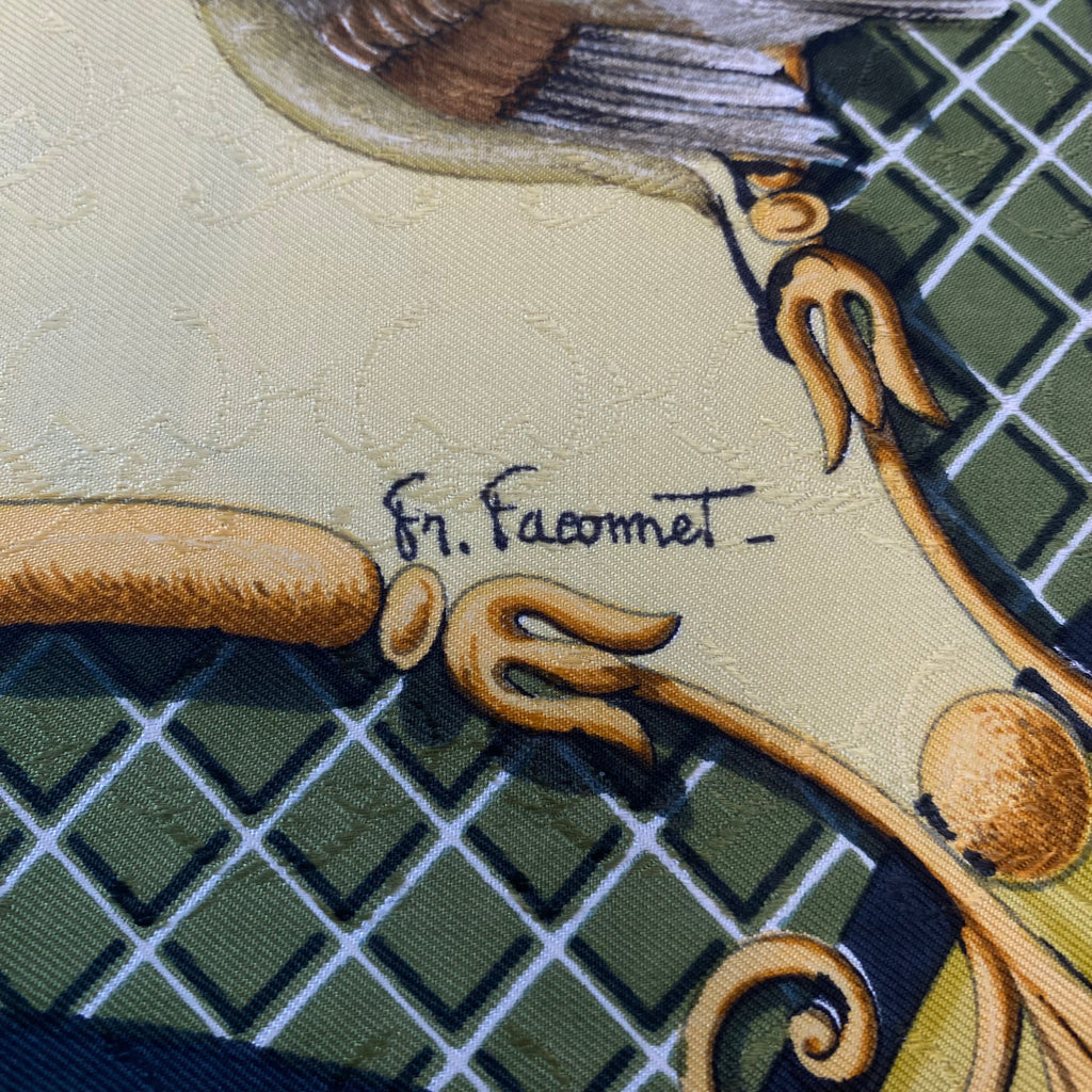 Hermès La Clé Des Champs Silk Scarf Quite Rare