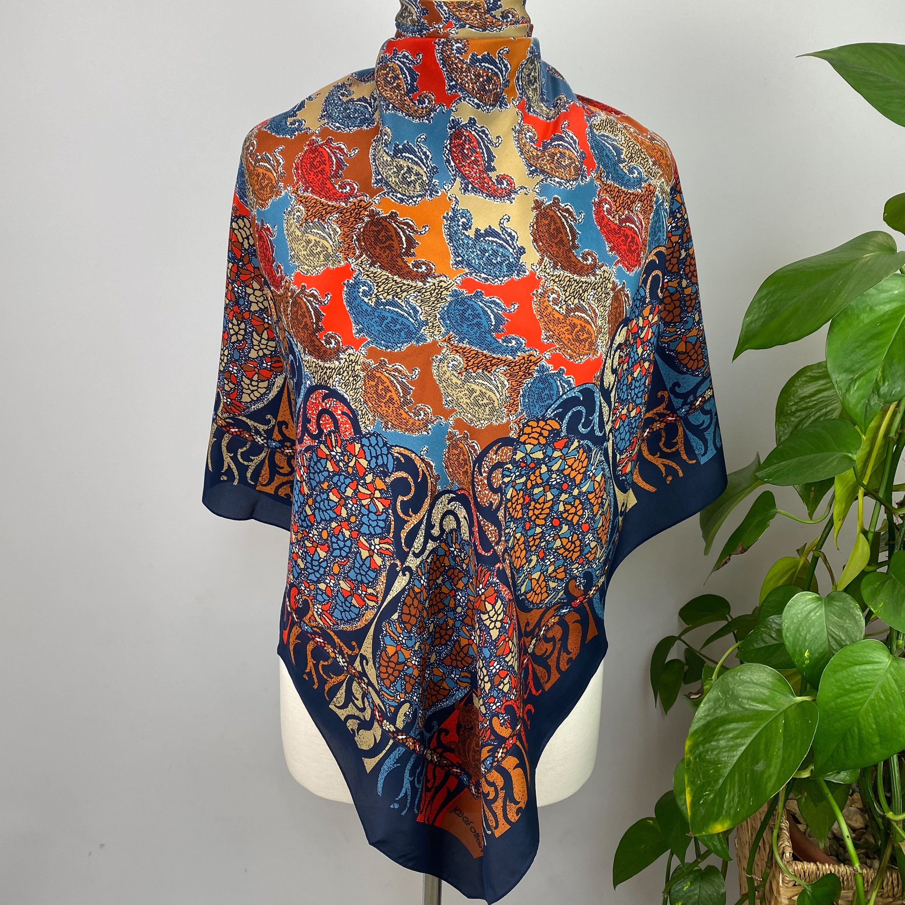 Vintage Josef Otten Silk Scarf
