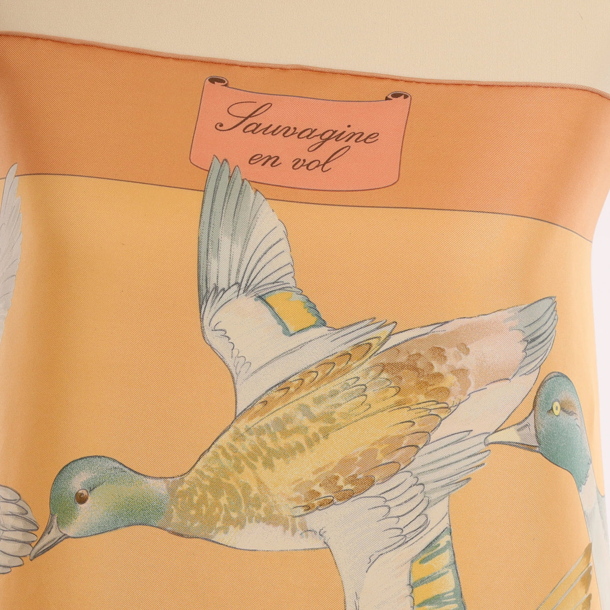 Hermès Sauvagine En Vol Silk Scarf