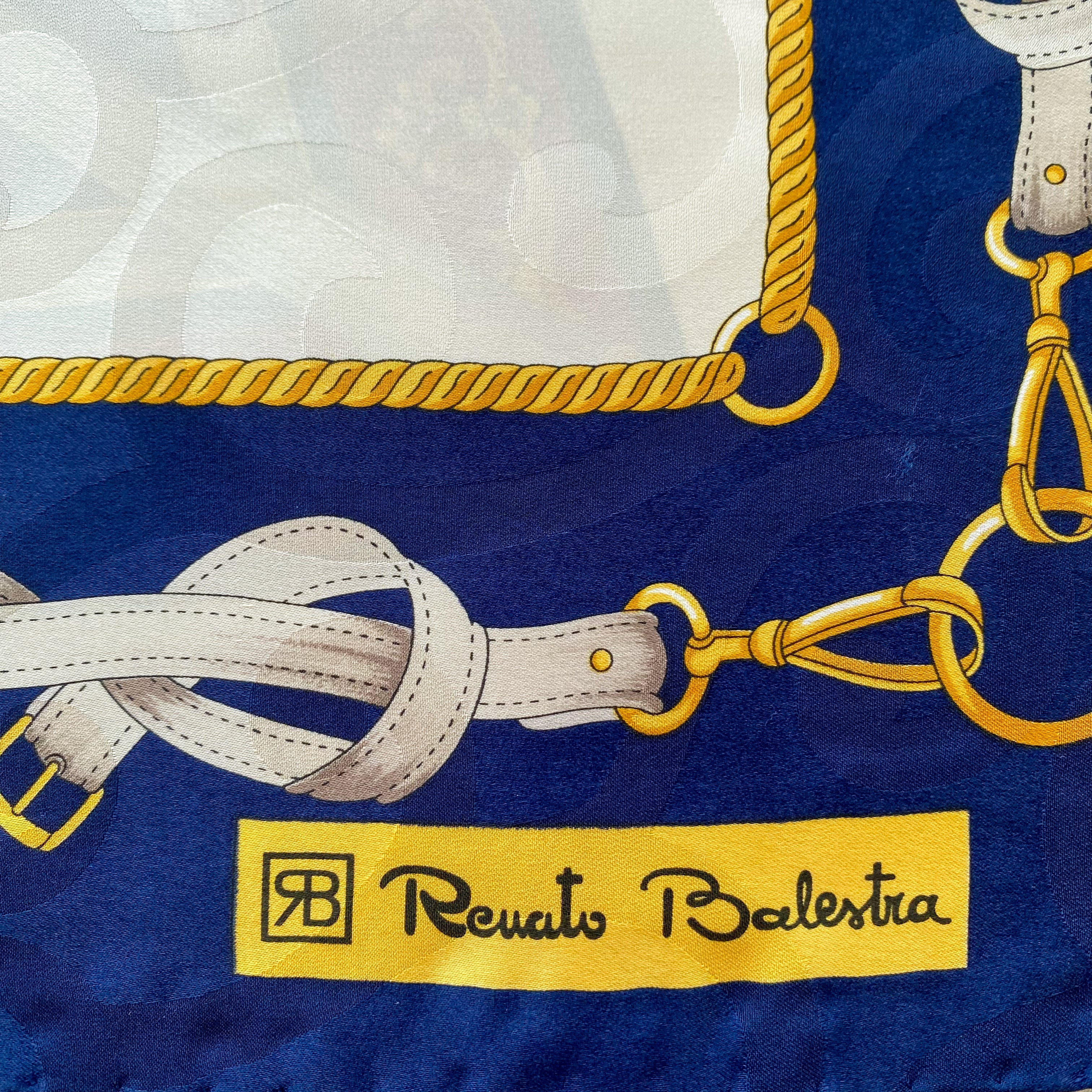 Brand New Renato Balestra Silk Scarf