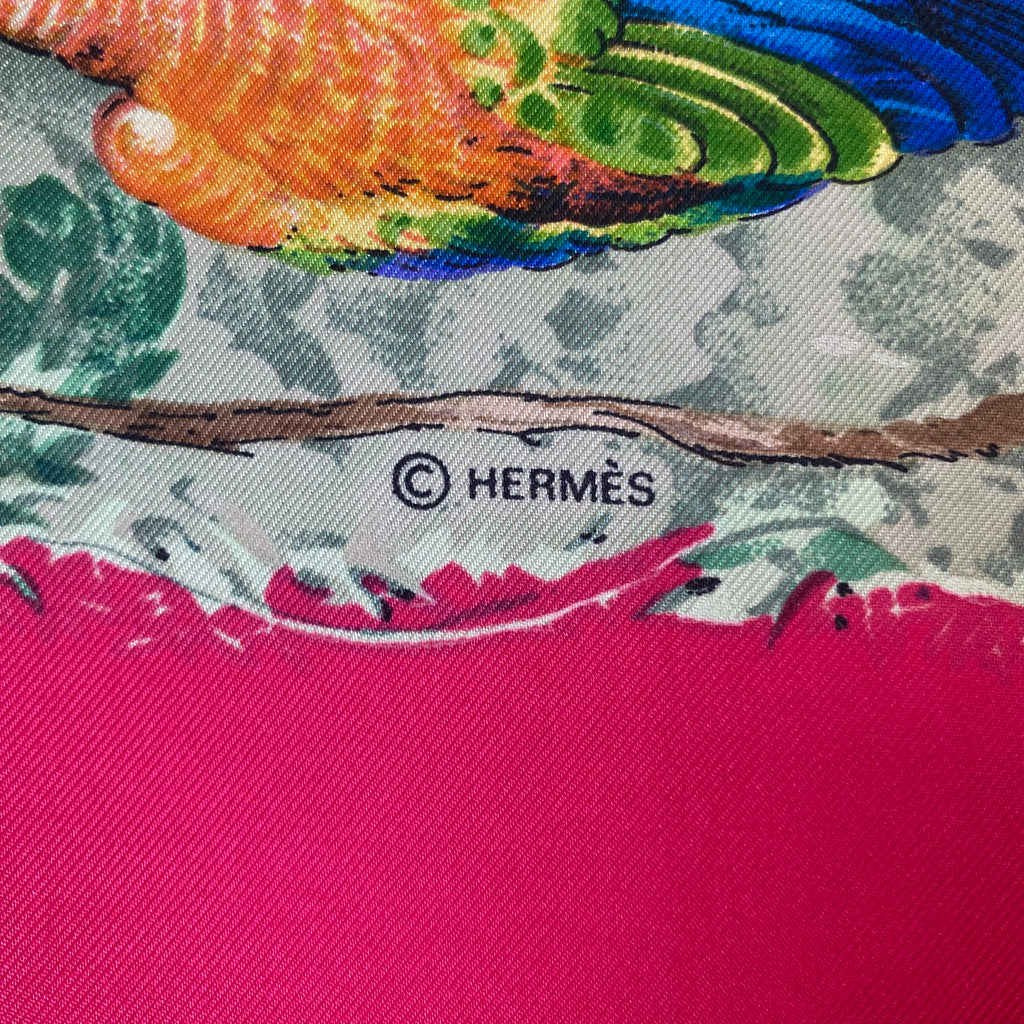 Pristine Boxed Hermès Equateur Silk Scarf Quite Rare