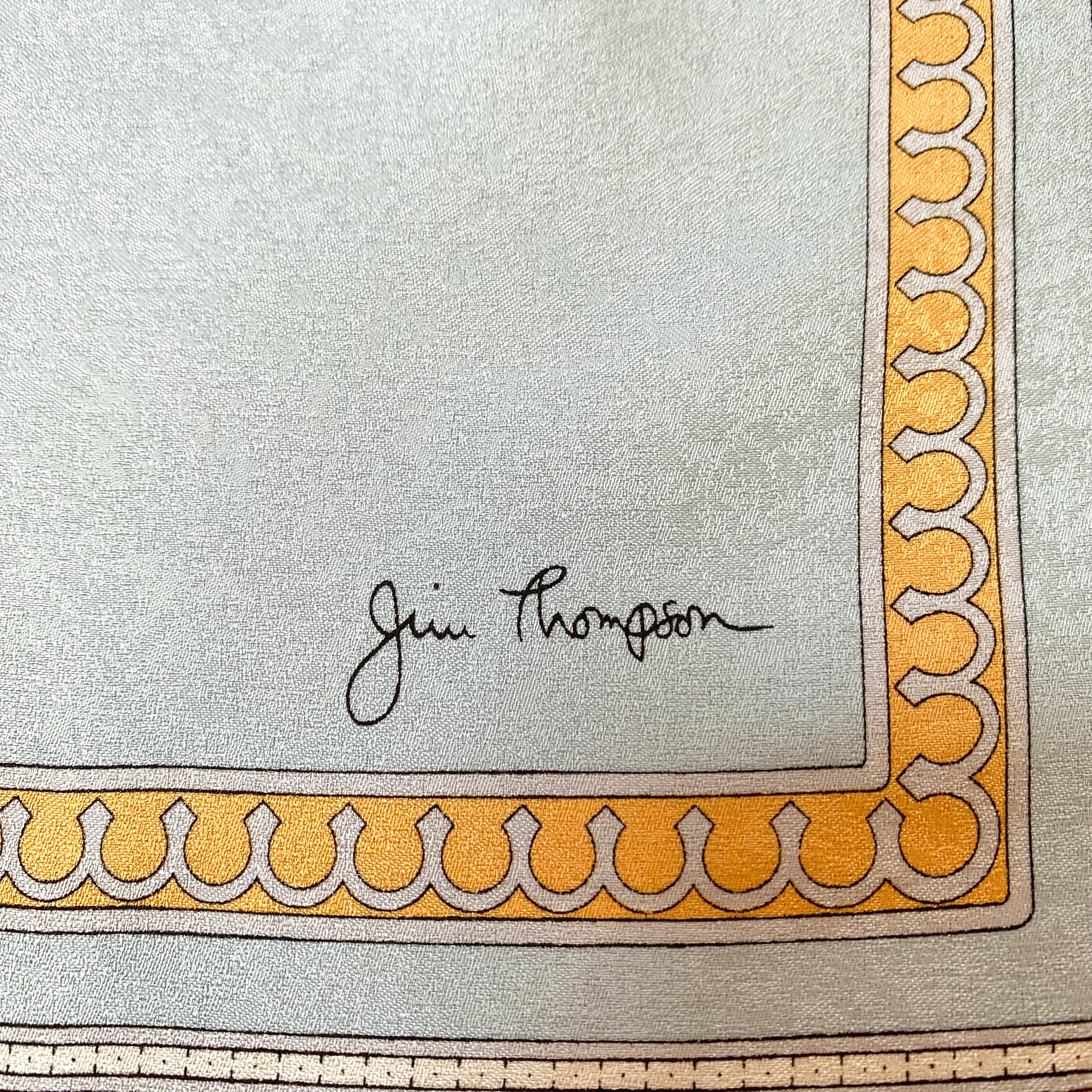 Jim Thompson Elephant Silk Scarf