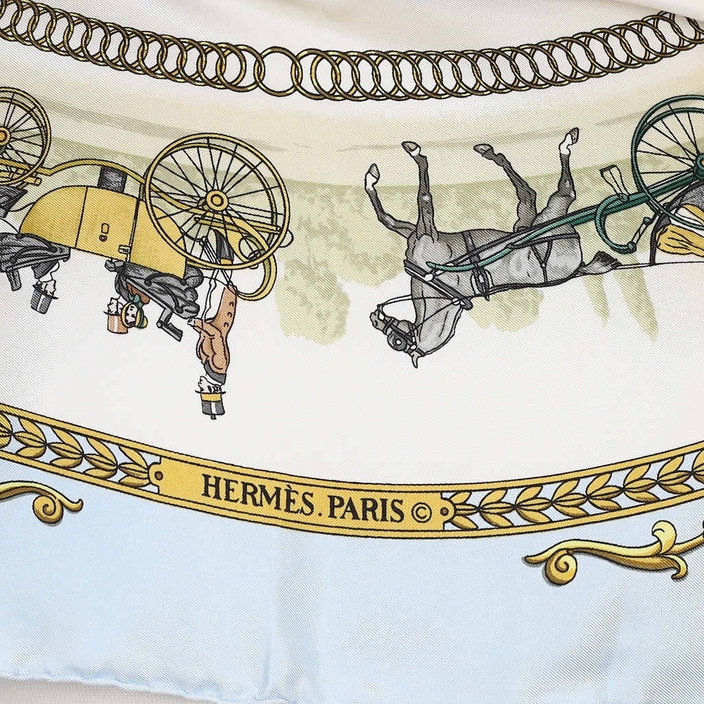 Hermès La Promenade de Longchamps Silk Scarf