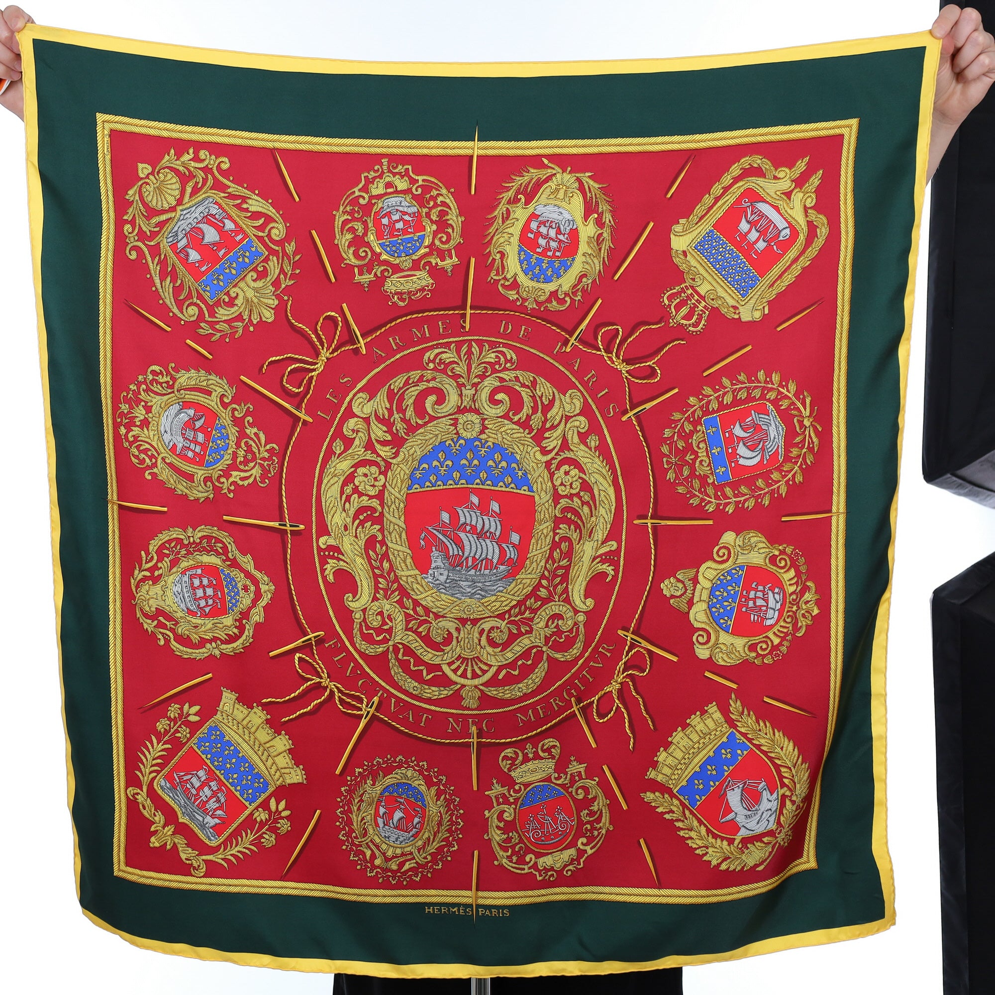 Hermès Les Armes de Paris Silk Scarf