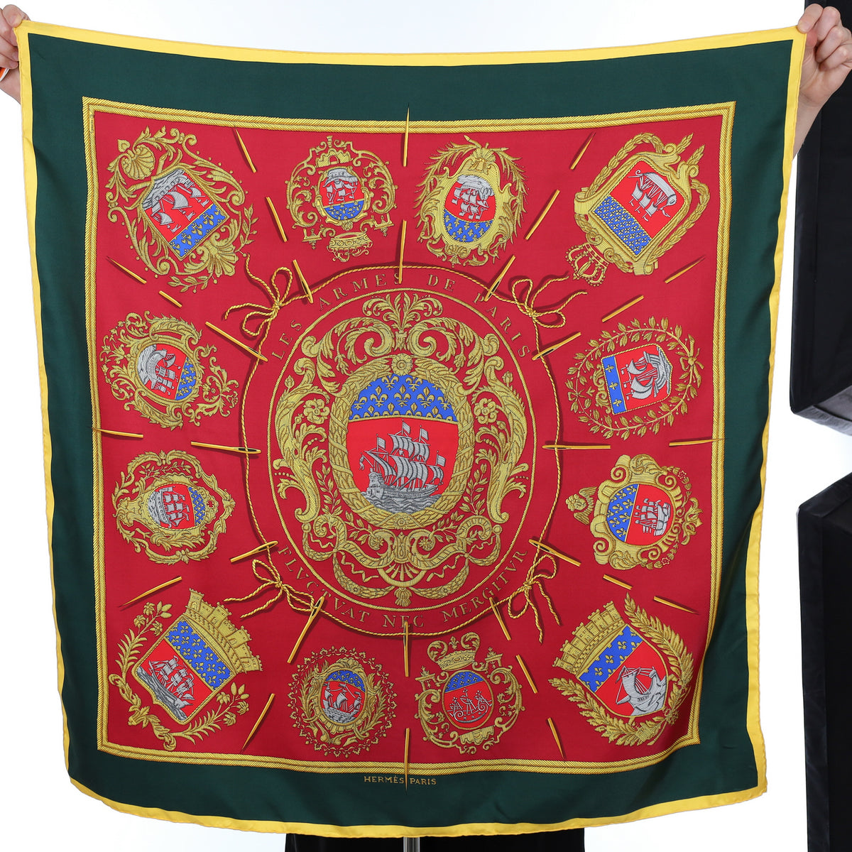 Hermès Les Armes de Paris Silk Scarf