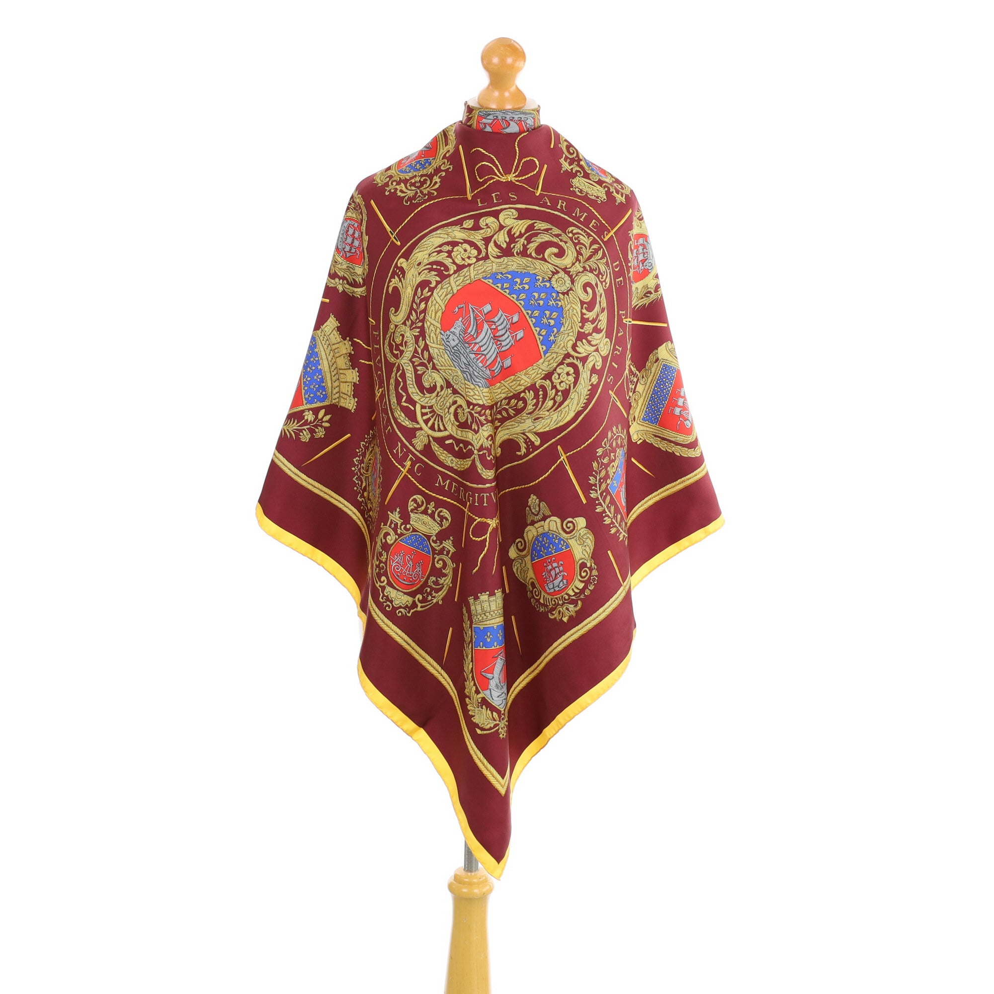 Hermès Les Armes De Paris Silk Scarf