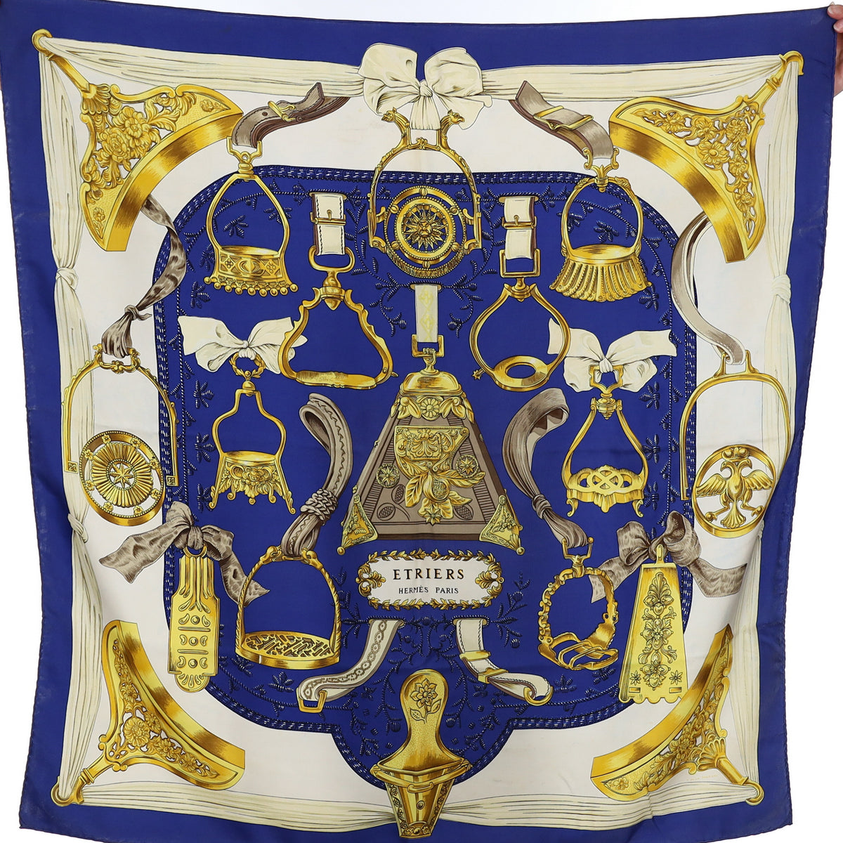 Hermès Etriers Silk Scarf