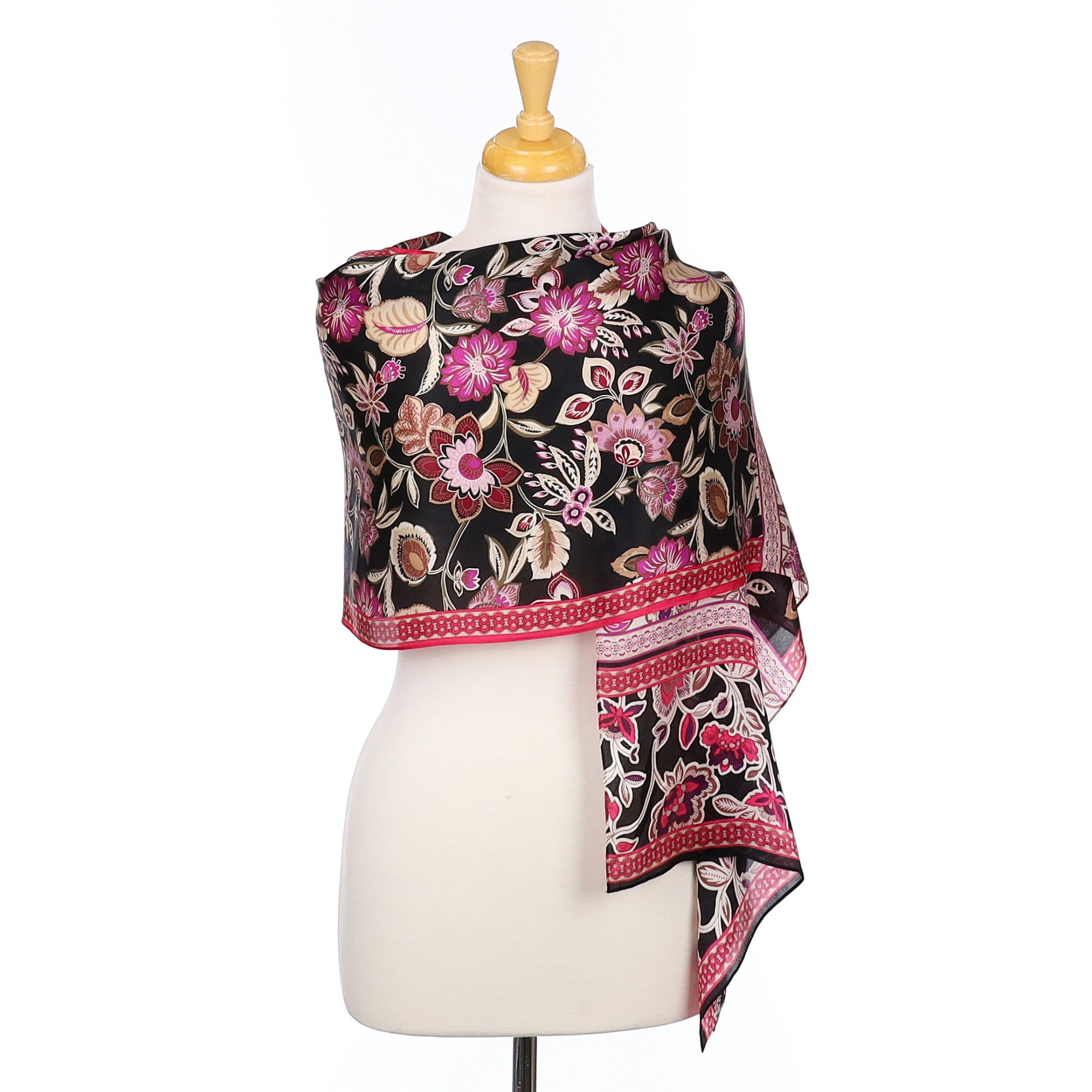 Vince Camuto Wrap Style Silk Scarf