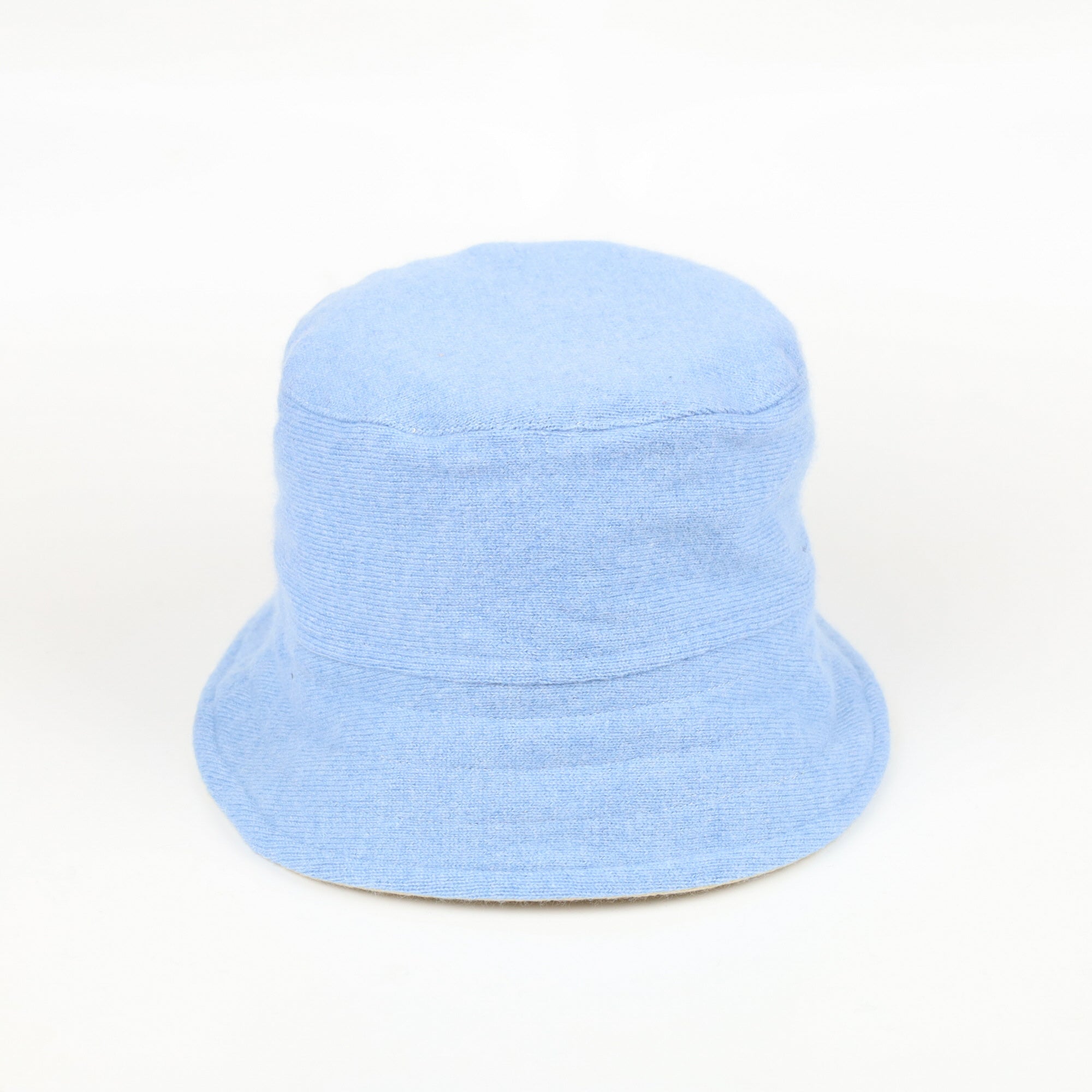 Sand and Sky Blue Reversible Cashmere Bucket Hat Medium