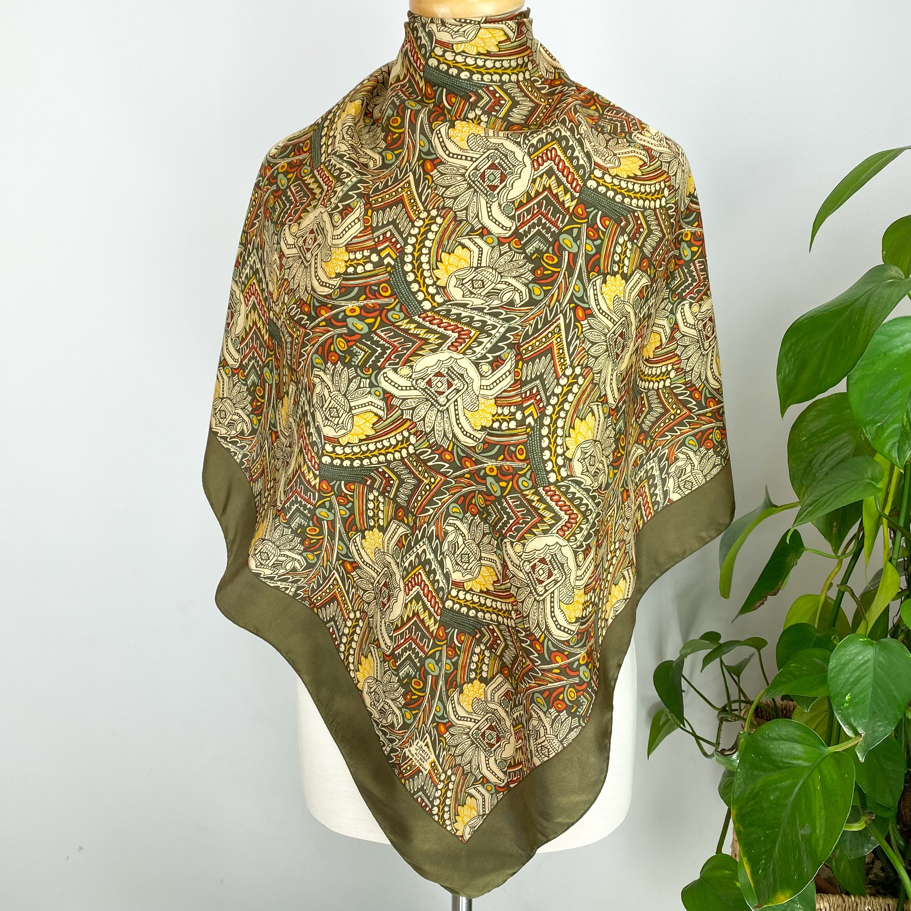 1970s Liberty Vintage Silk Scarf