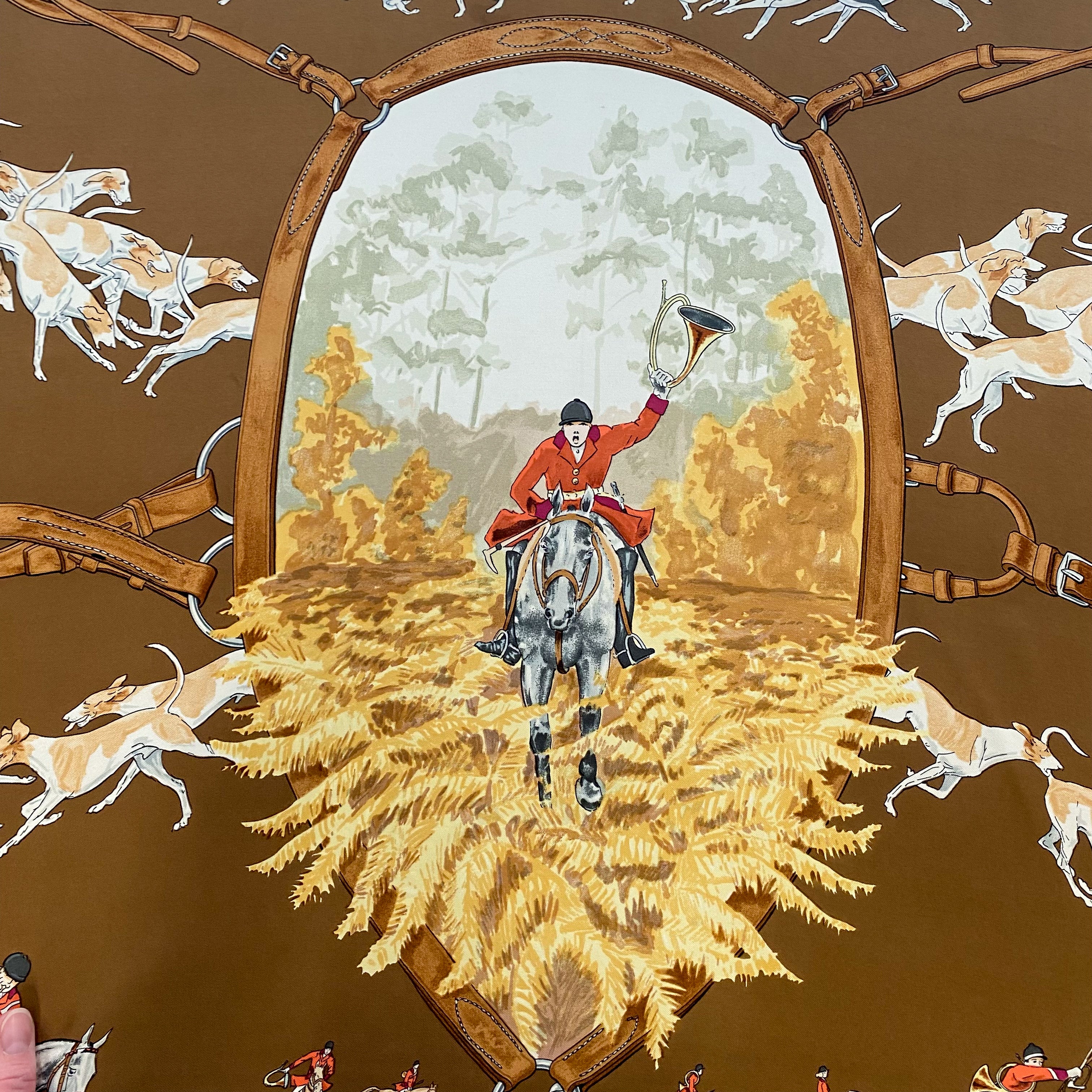 Hermès Le Bien Aller Silk Scarf