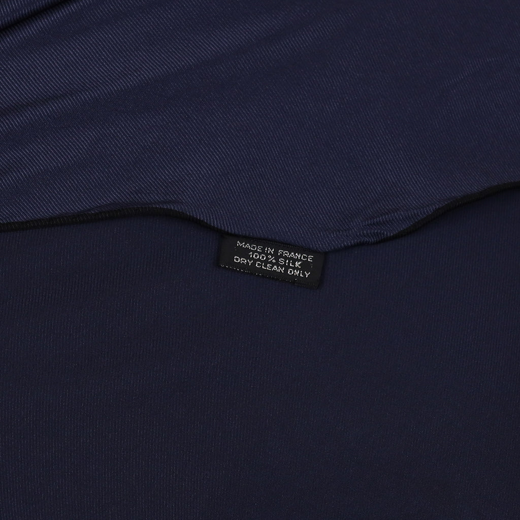 Hermès Navy Losange Silk Scarf