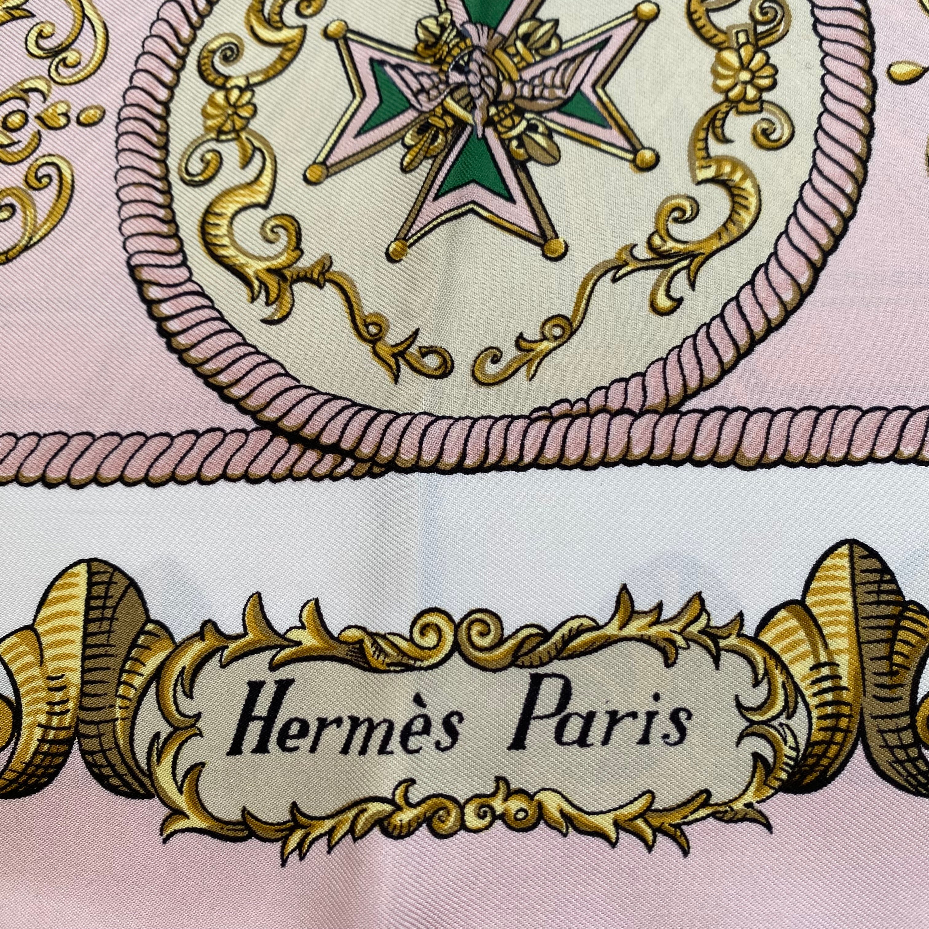Pristine Hermès Lvdovicvs Magnvs Silk Scarf Quite Rare