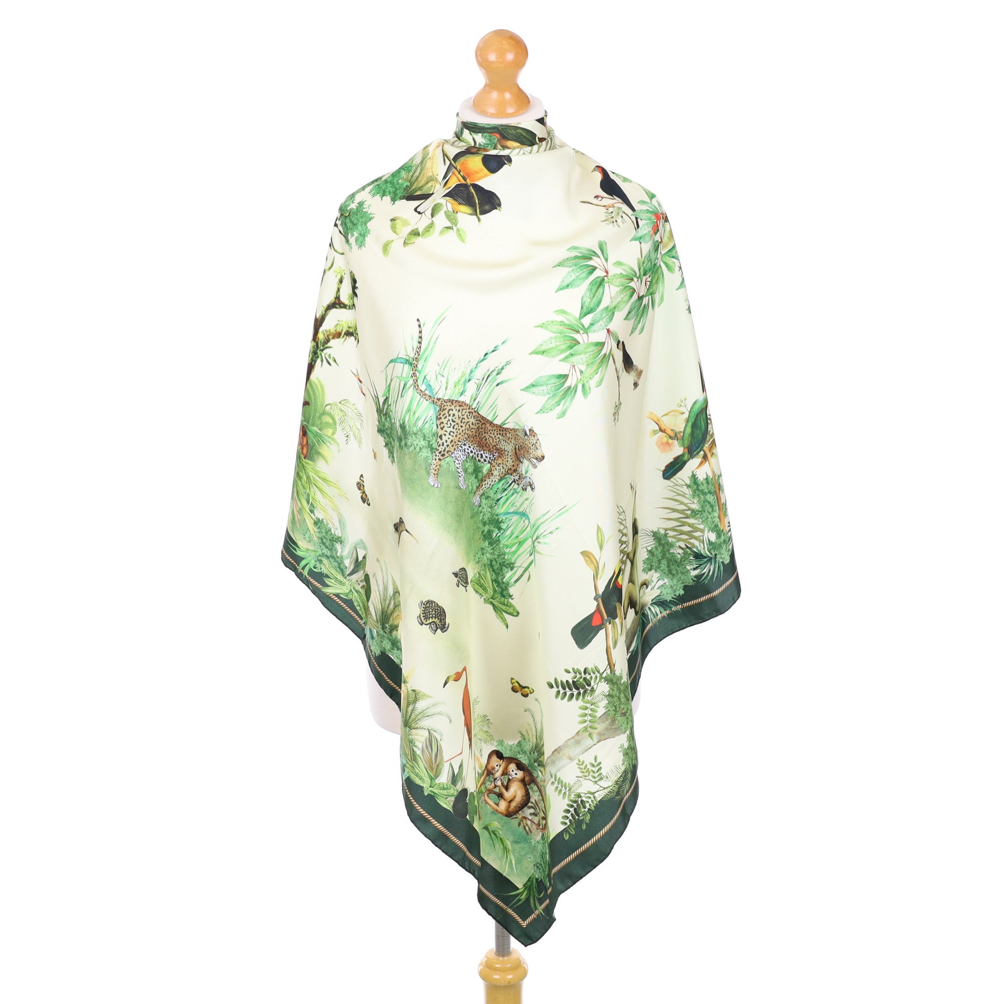 Immaculate Wildlife Design Silk Scarf