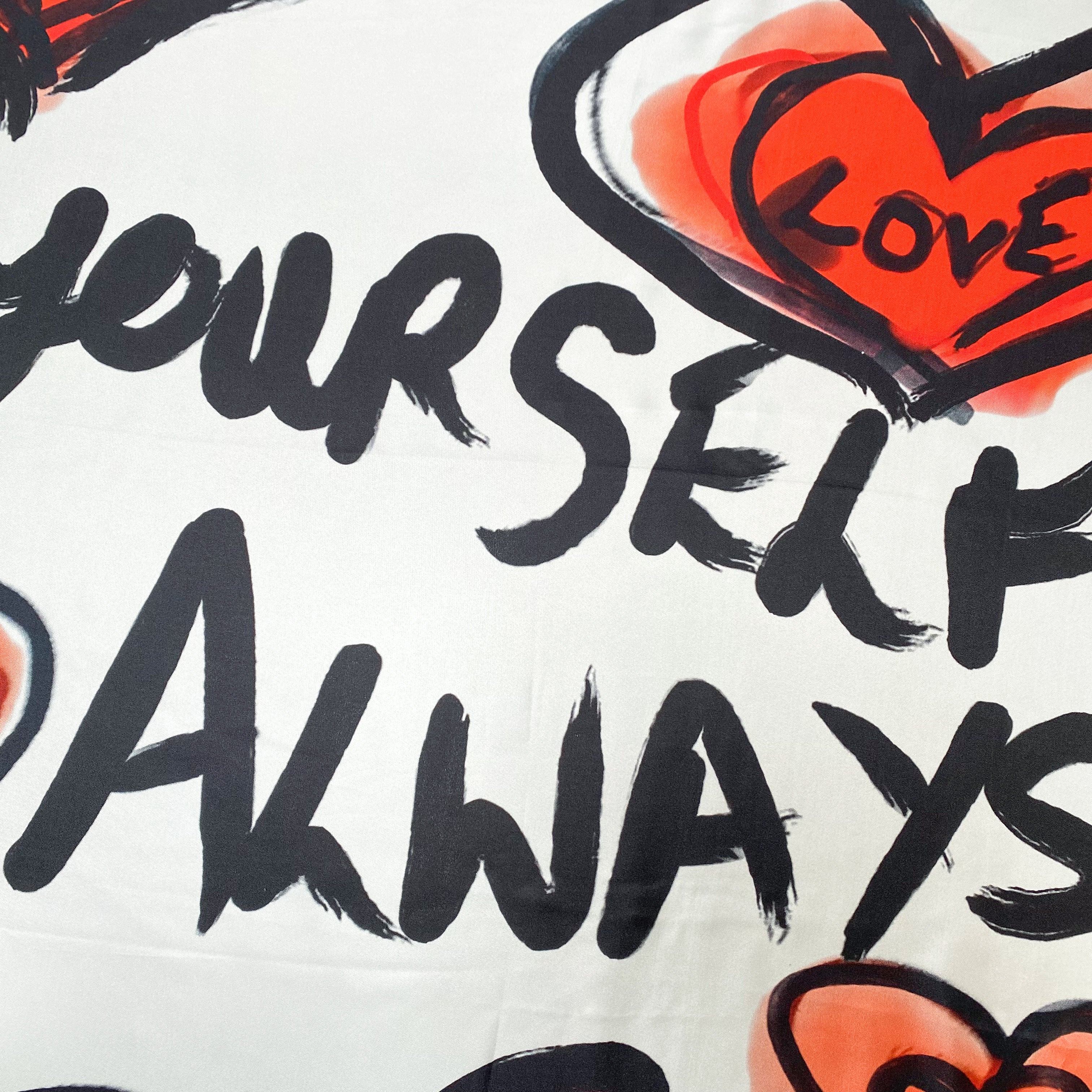 Jemimasara ‘Love Yourself Always’ Silk Scarf