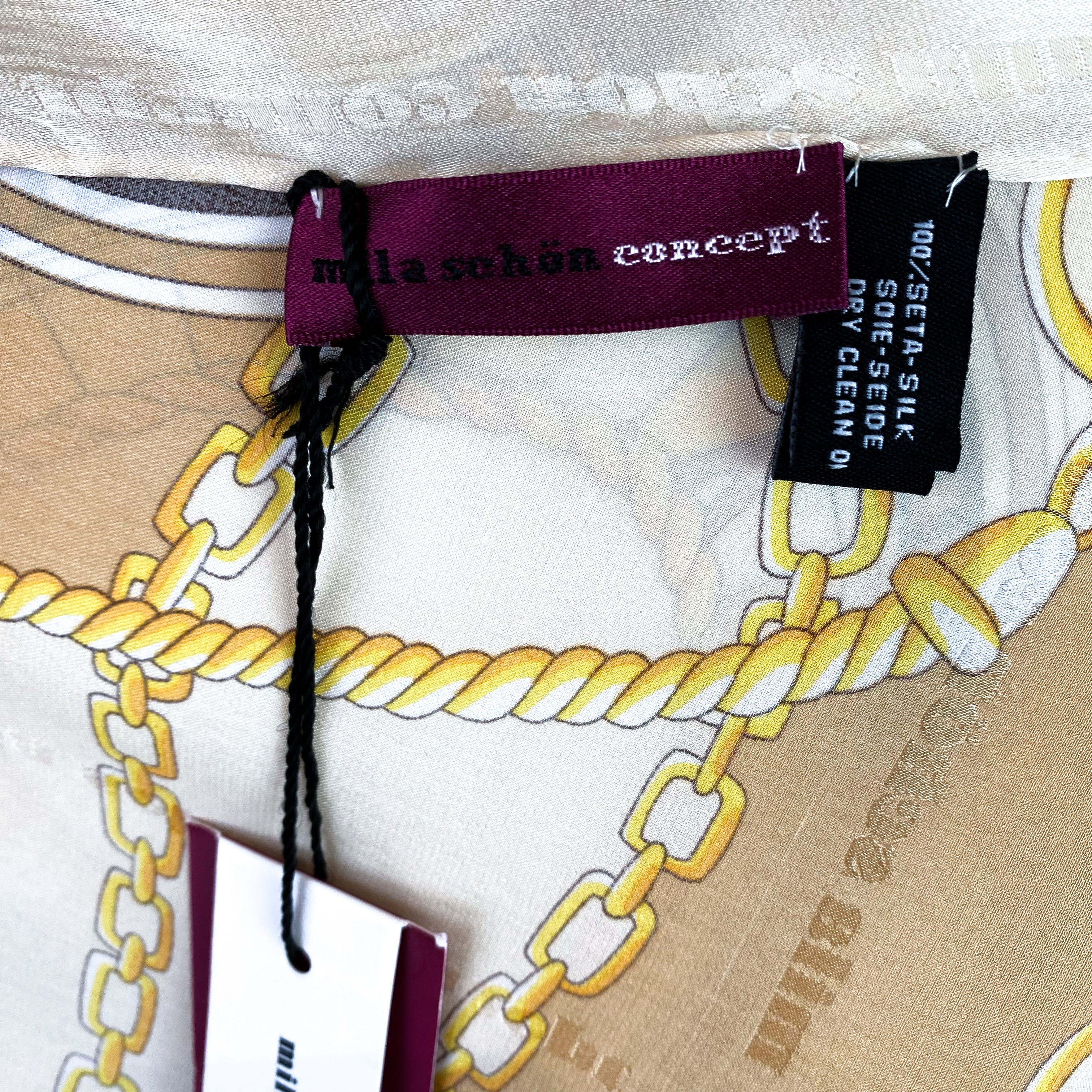 Brand New Mila Schön Silk Scarf