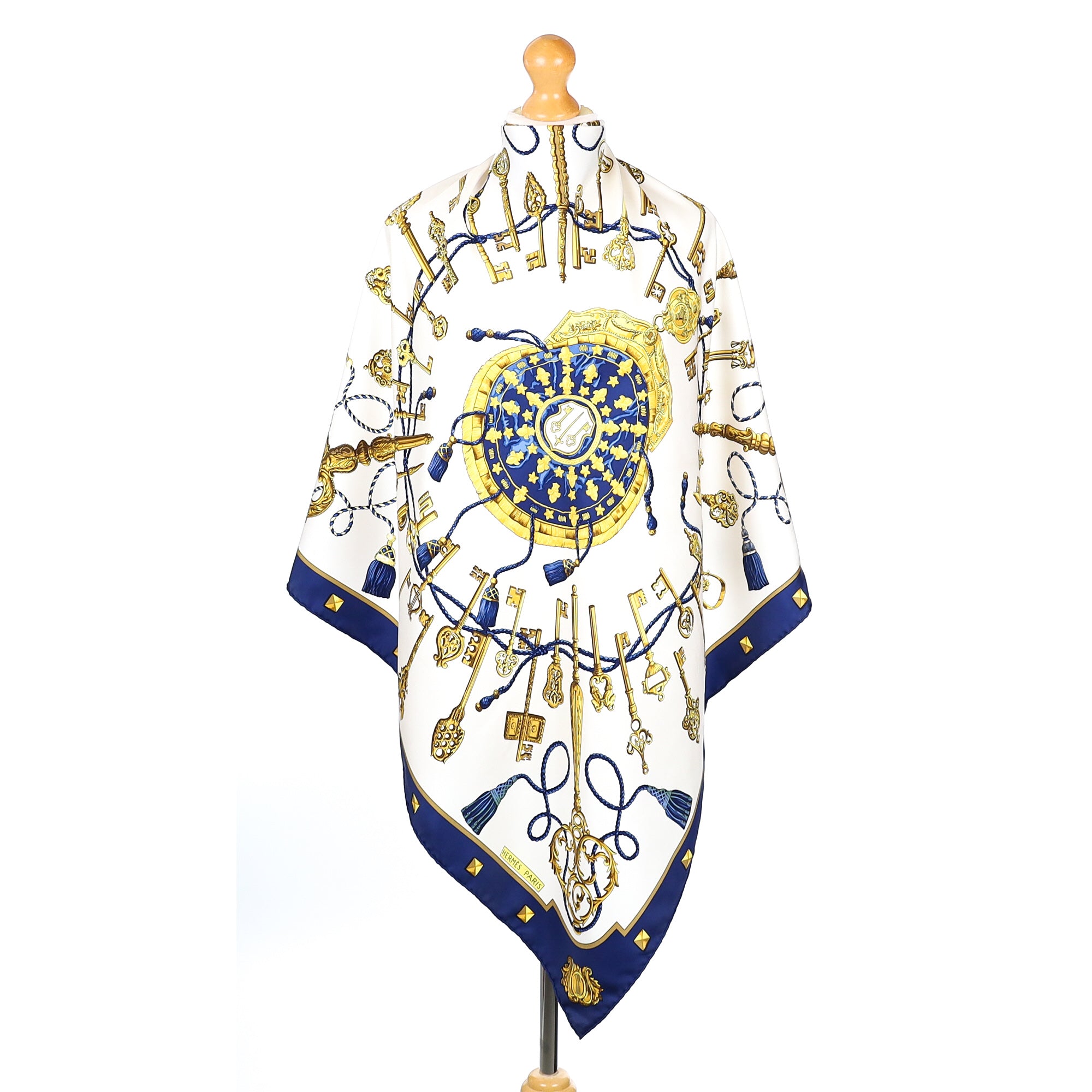 Hermès Les Clefs Silk Scarf