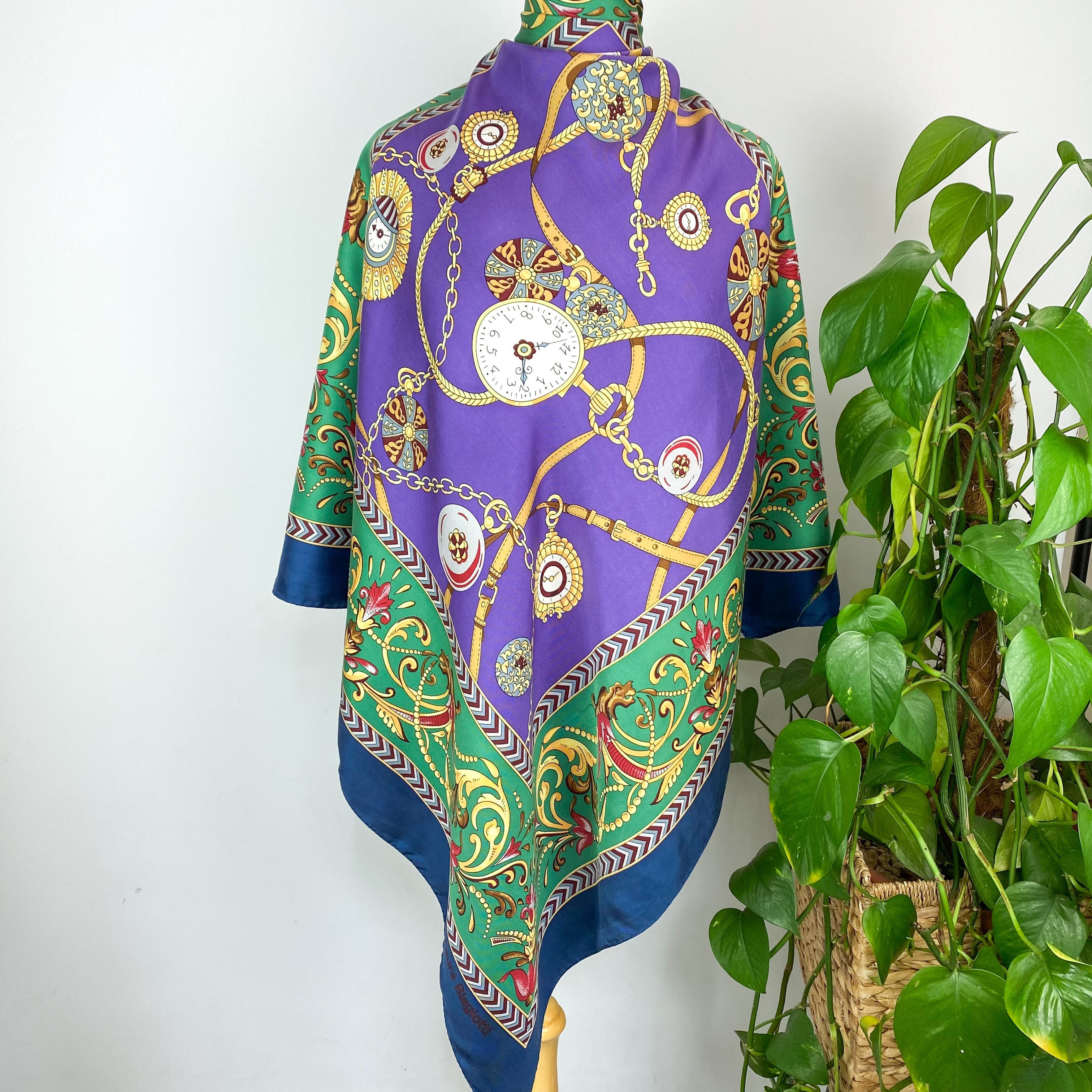 Vintage Laura Biagiotti Silk Scarf