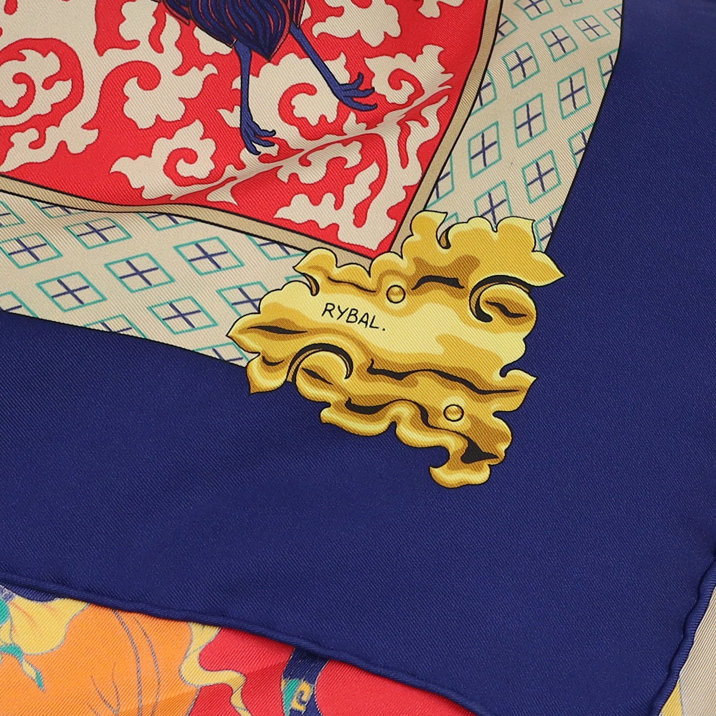 Hermès Nikko Silk Scarf Quite Rare