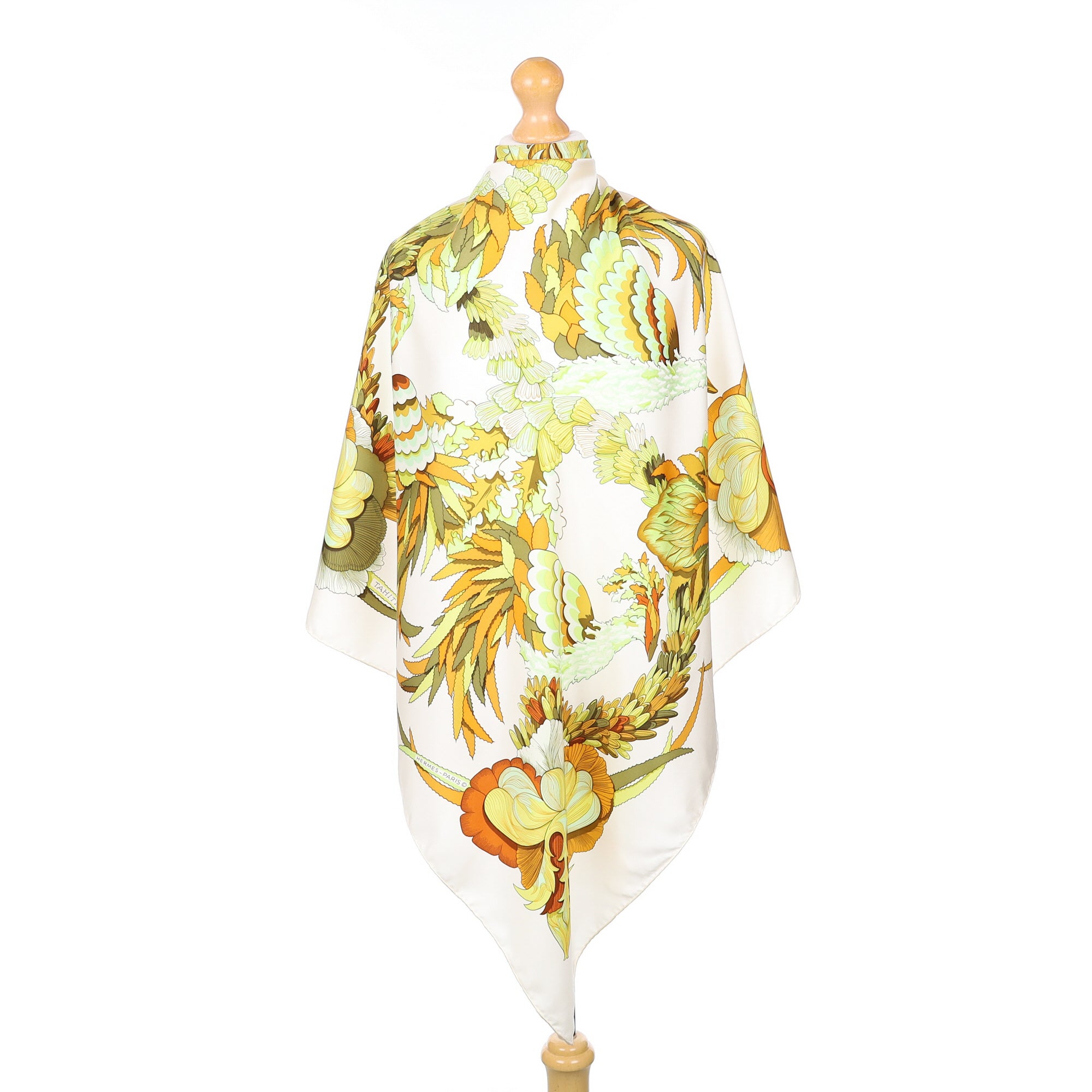 Hermès Tahiti Silk Scarf