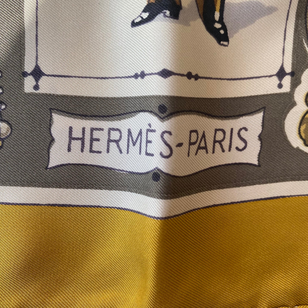 Hermès Grande Livrée Vintage Silk Scarf
