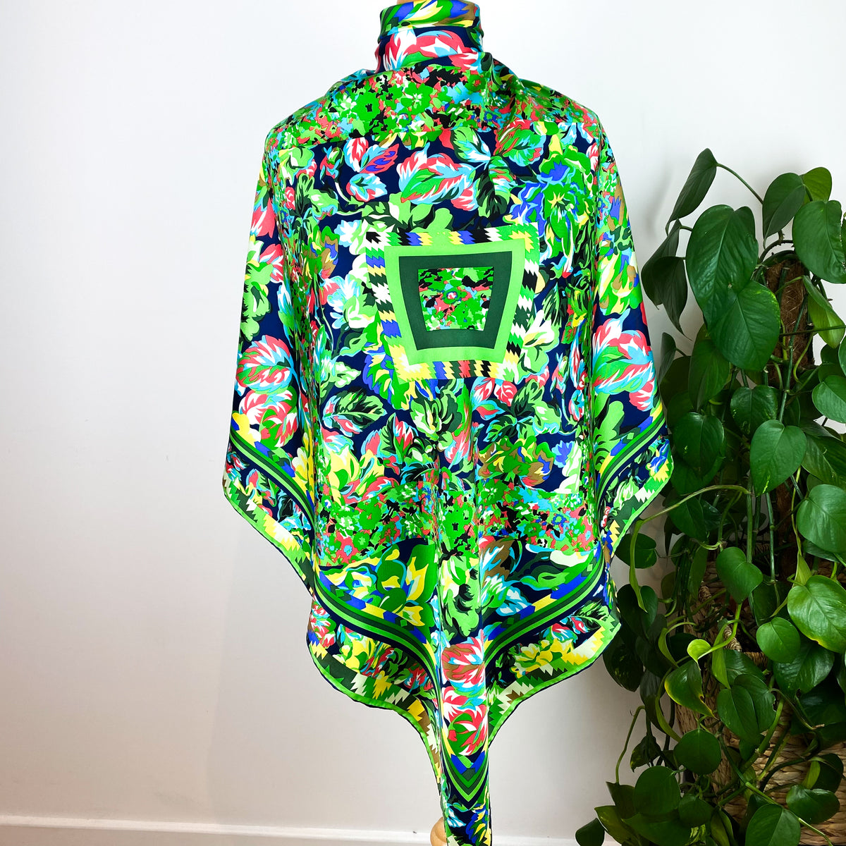 Immaculate Kenzo Designer Silk Scarf