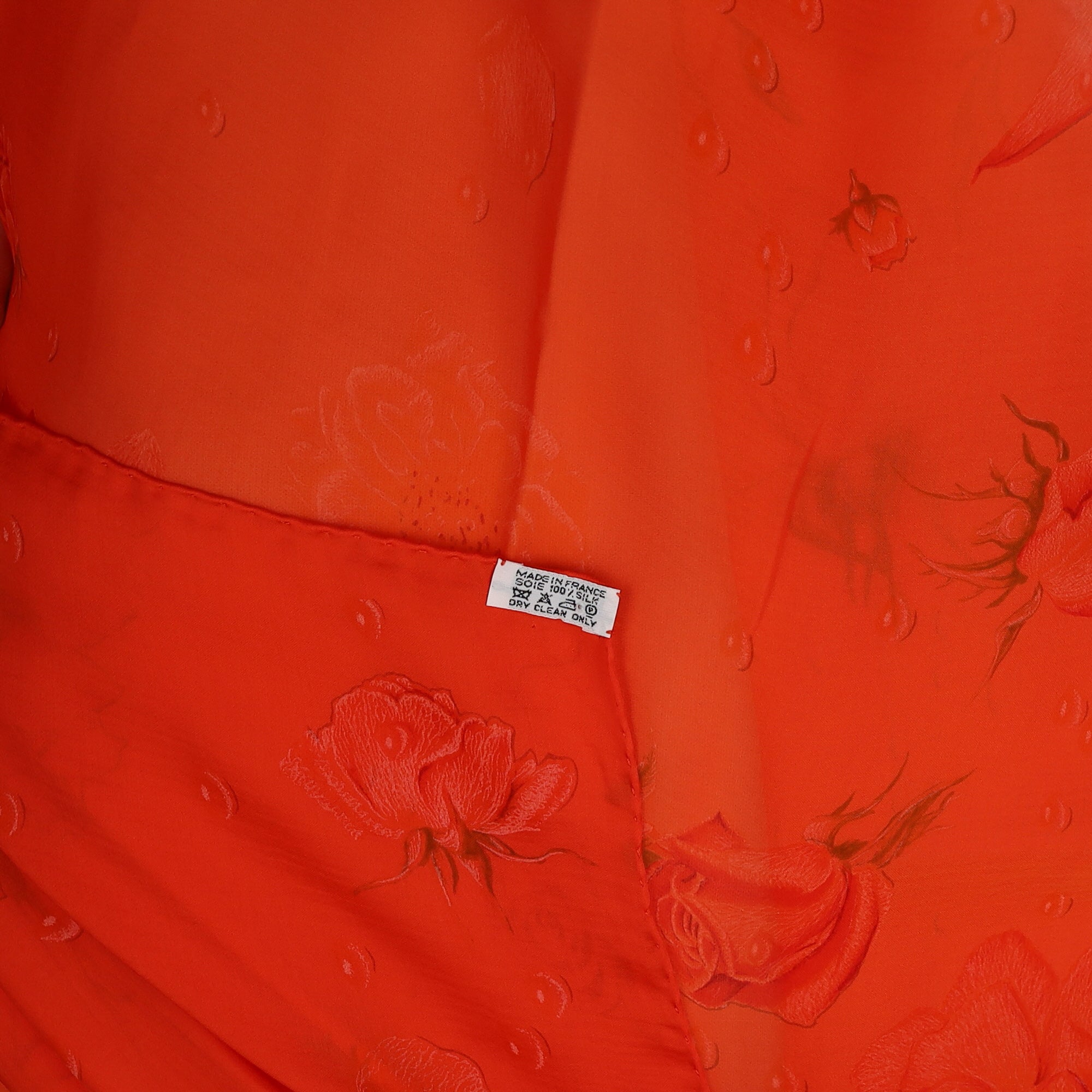 Brand New Hermès Rosée Mousseline Silk Stole