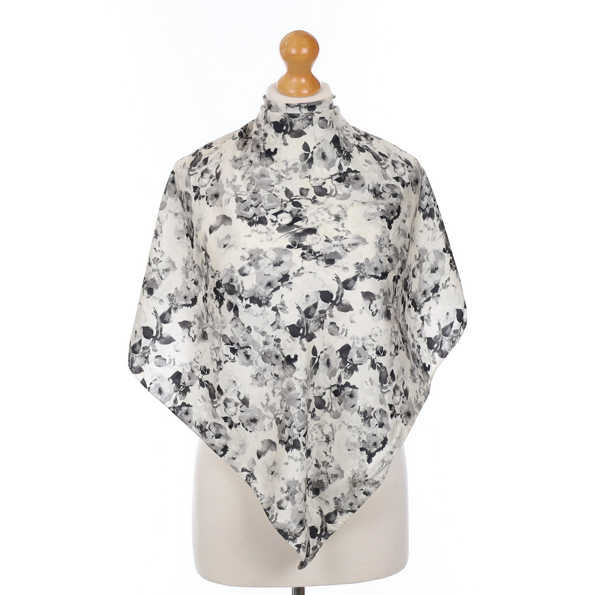 Clelia & Romy Monochrome Silk Scarf